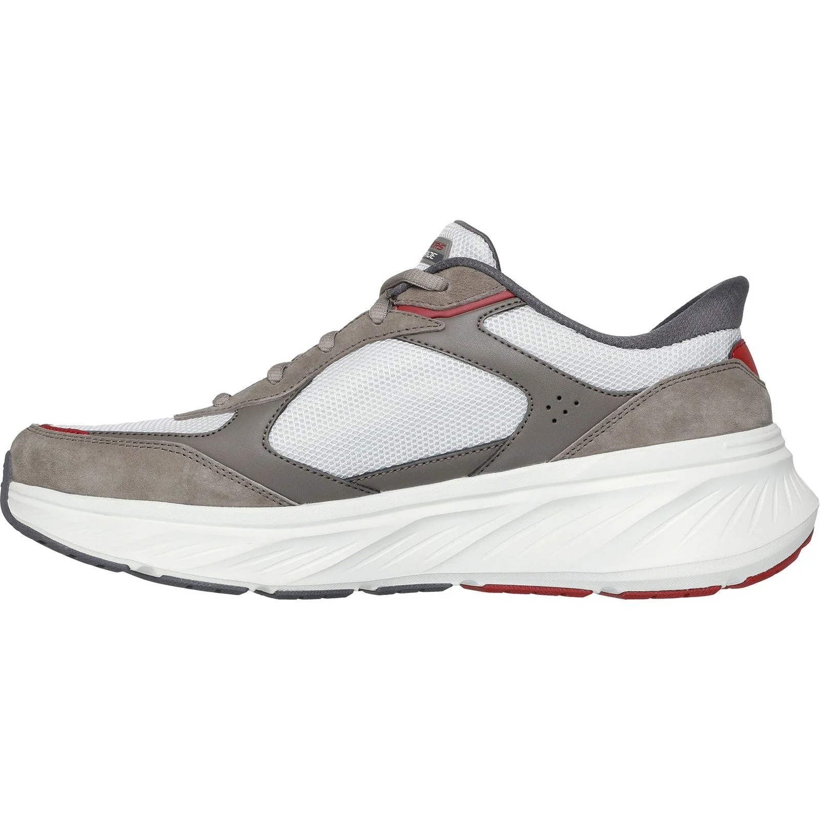Skechers Mens Edgeride Erlon Trainer Brown/Multi - Image 2