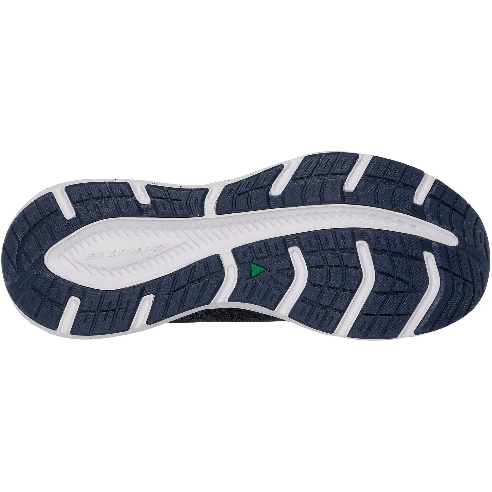 Skechers Mens Edgeride Konzo Shoe Navy/Orange - Image 4