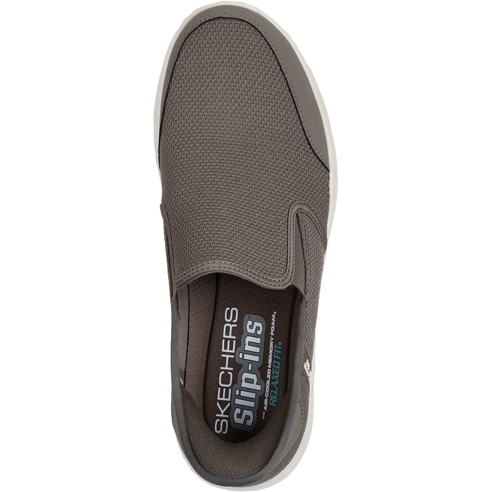 Skechers Mens Equalizer 5.0 Drayze Shoes Taupe - Image 4