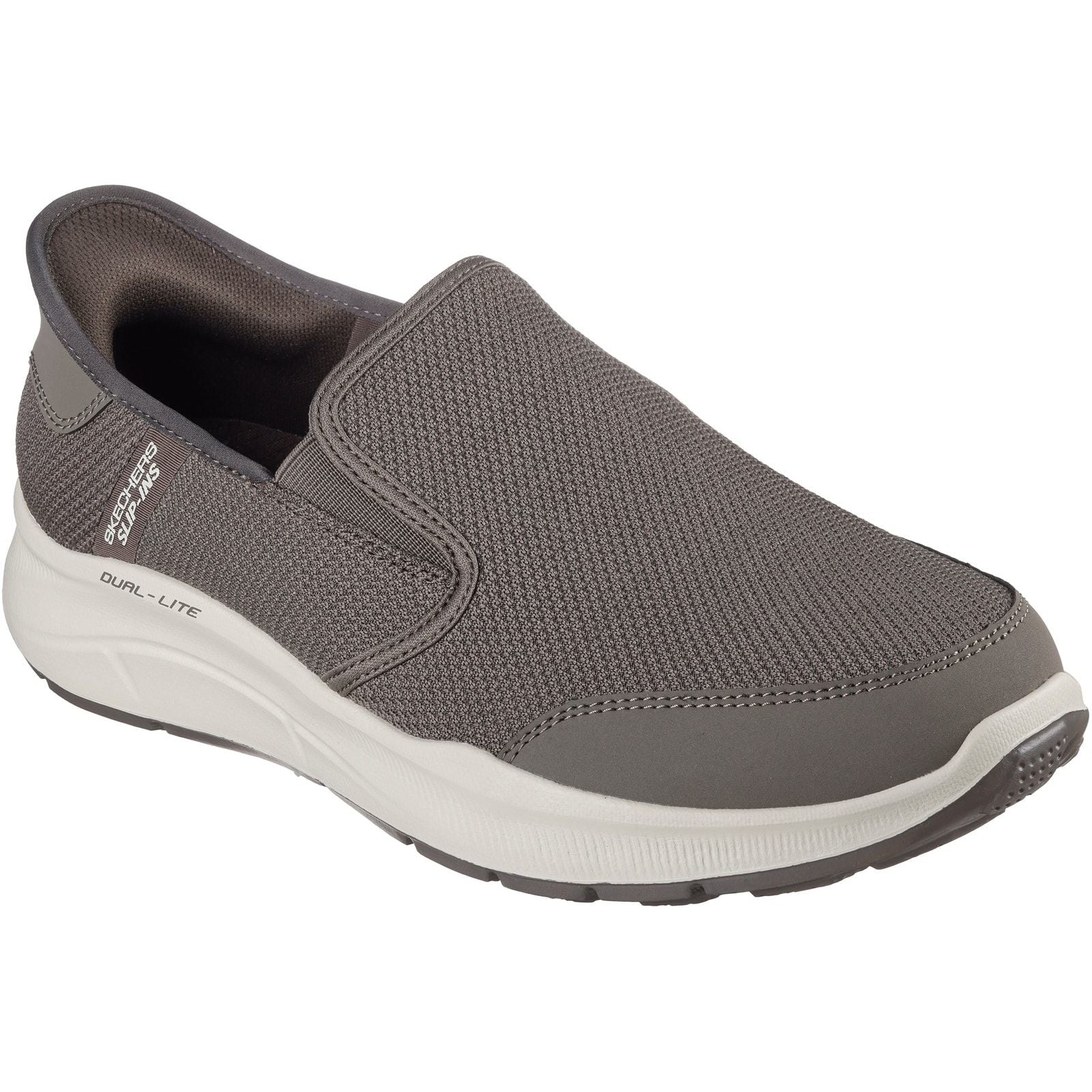 Skechers Mens Equalizer 5.0 Drayze Shoes Taupe - Image 5