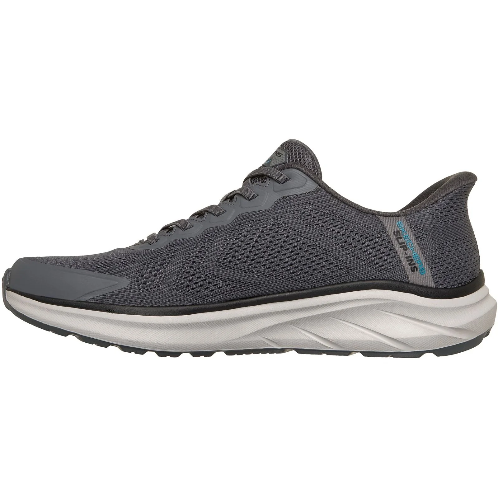 Skechers Mens Equalizer 6.0 Trainer Charcoal/Blue - Image 2