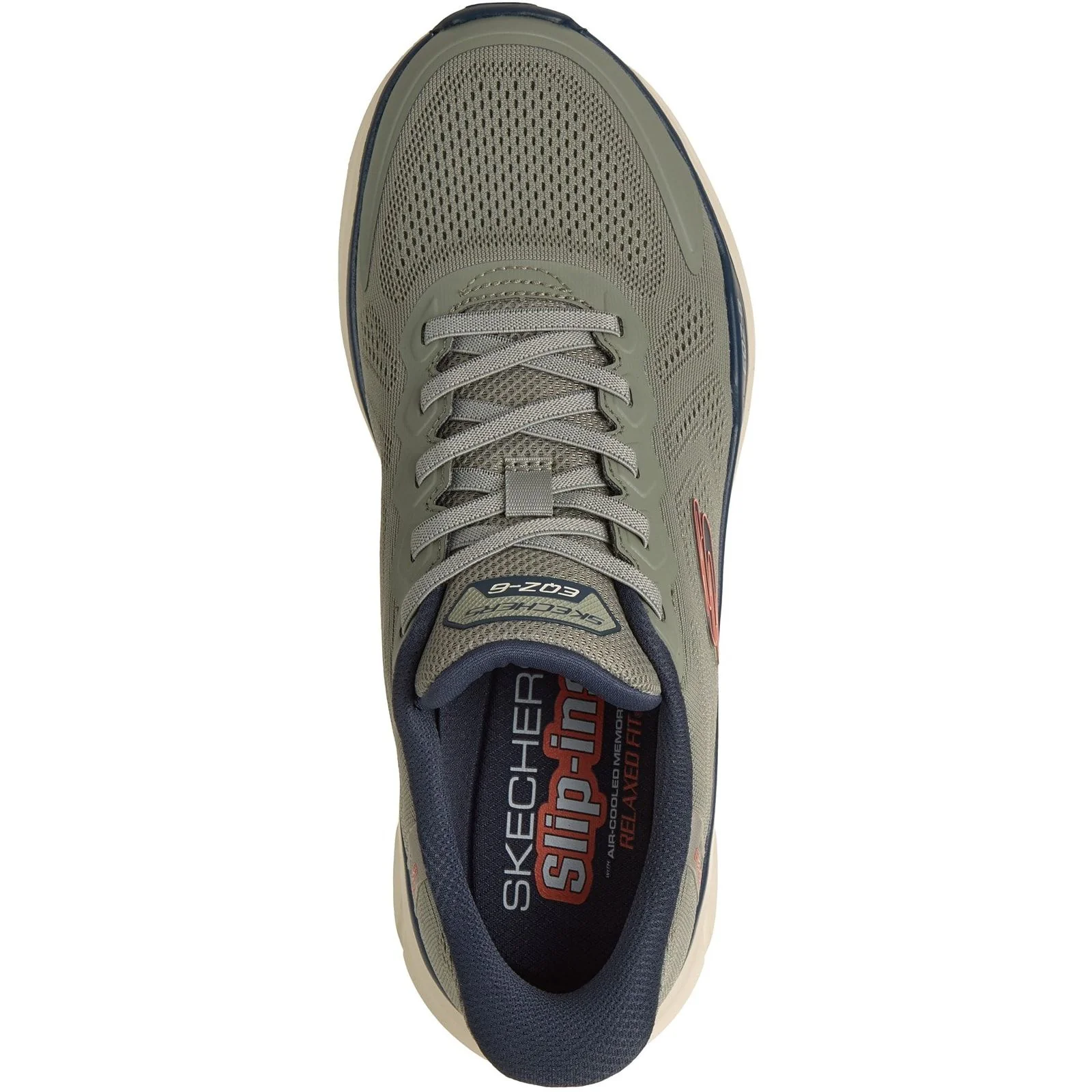 Skechers Mens Equalizer 6.0 Trainer Green/Multi - Image 3