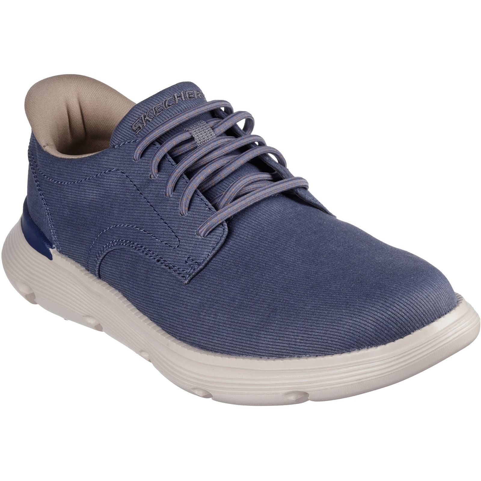 Skechers Mens Garza Clive Shoe Blue - Image 5