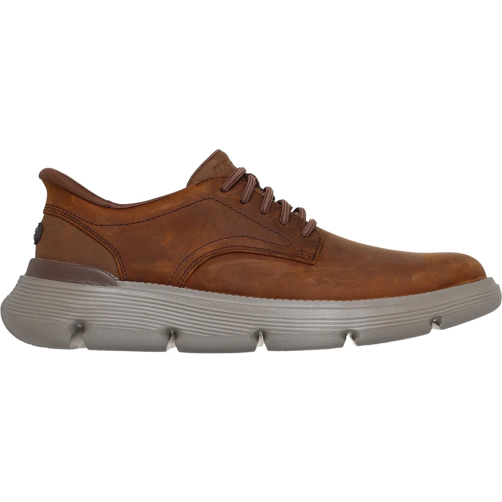 Skechers Mens Garza Duran Shoe Dark Brown