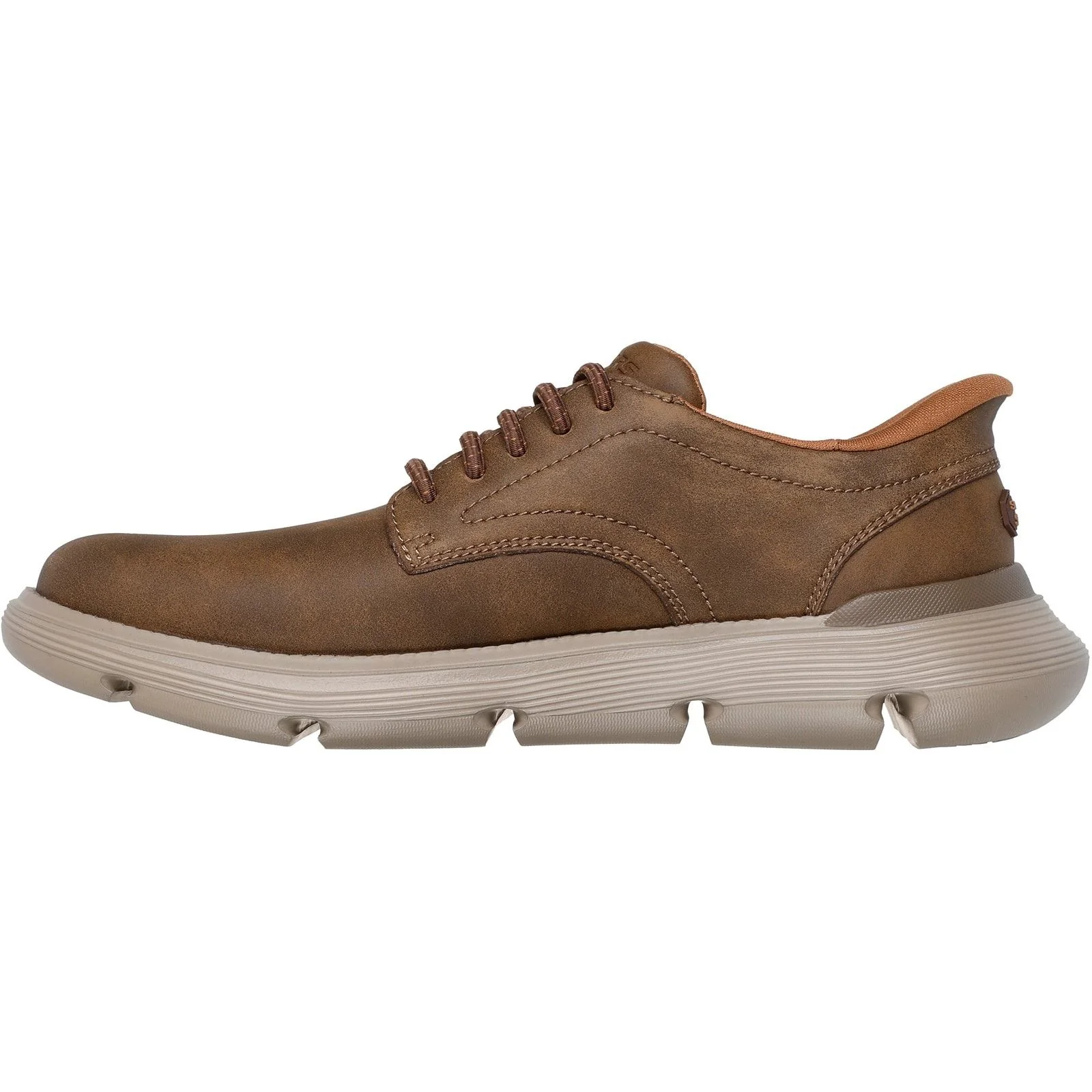 Skechers Mens Garza Duran Shoe Taupe - Image 2