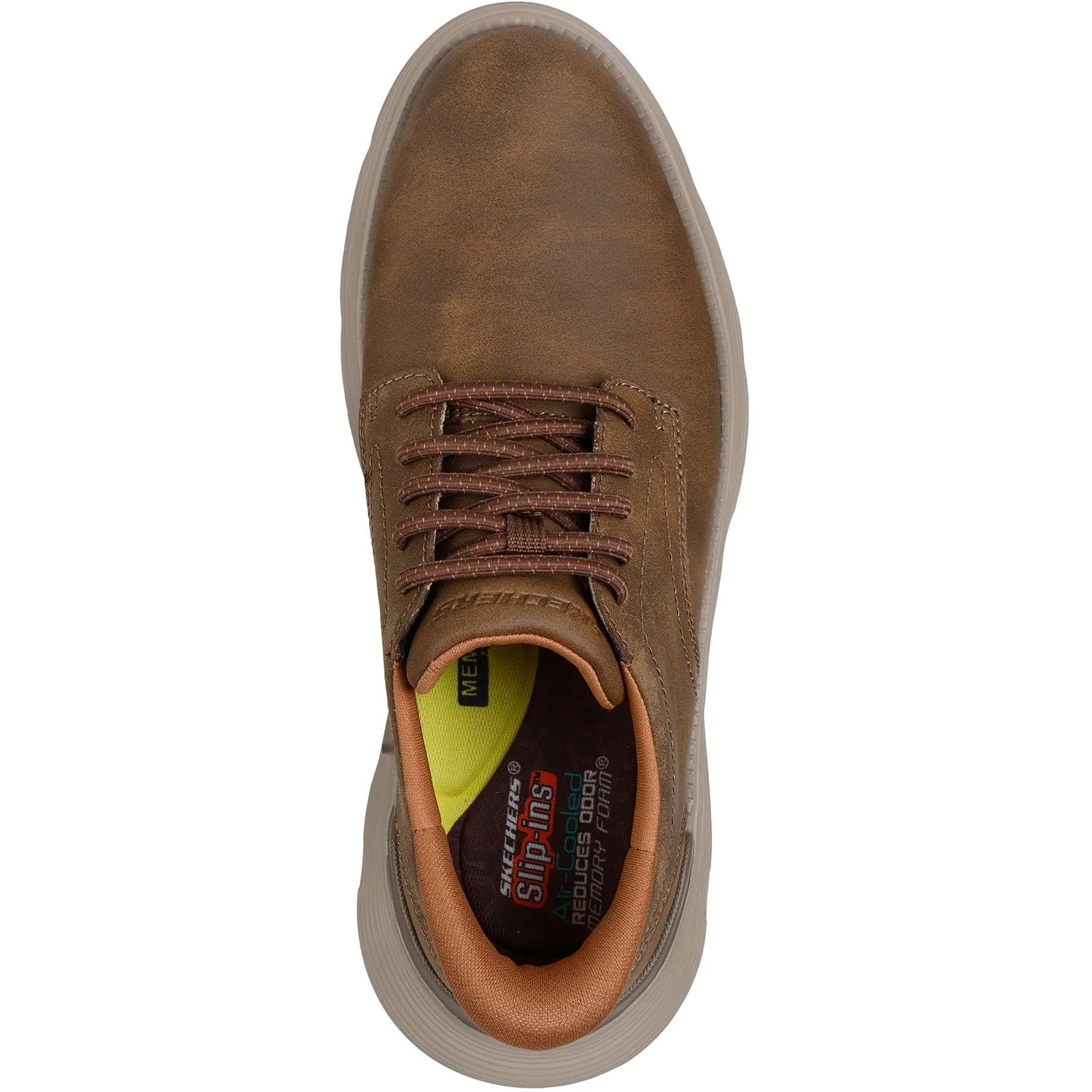 Skechers Mens Garza Duran Shoe Taupe - Image 4