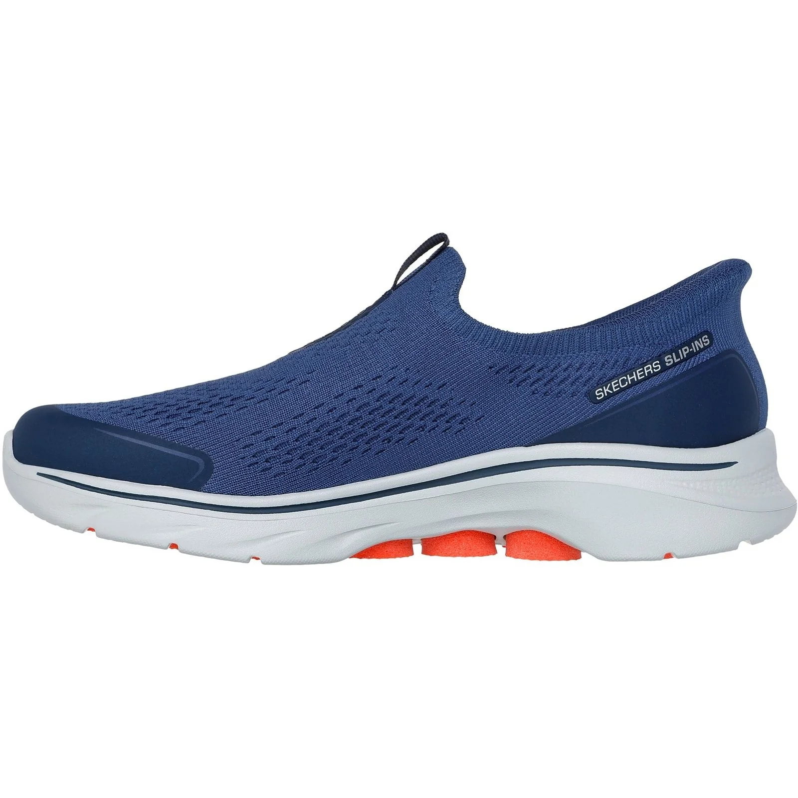 Skechers Mens GO WALK 7 Easy On Evolution Trainer Navy - Image 2
