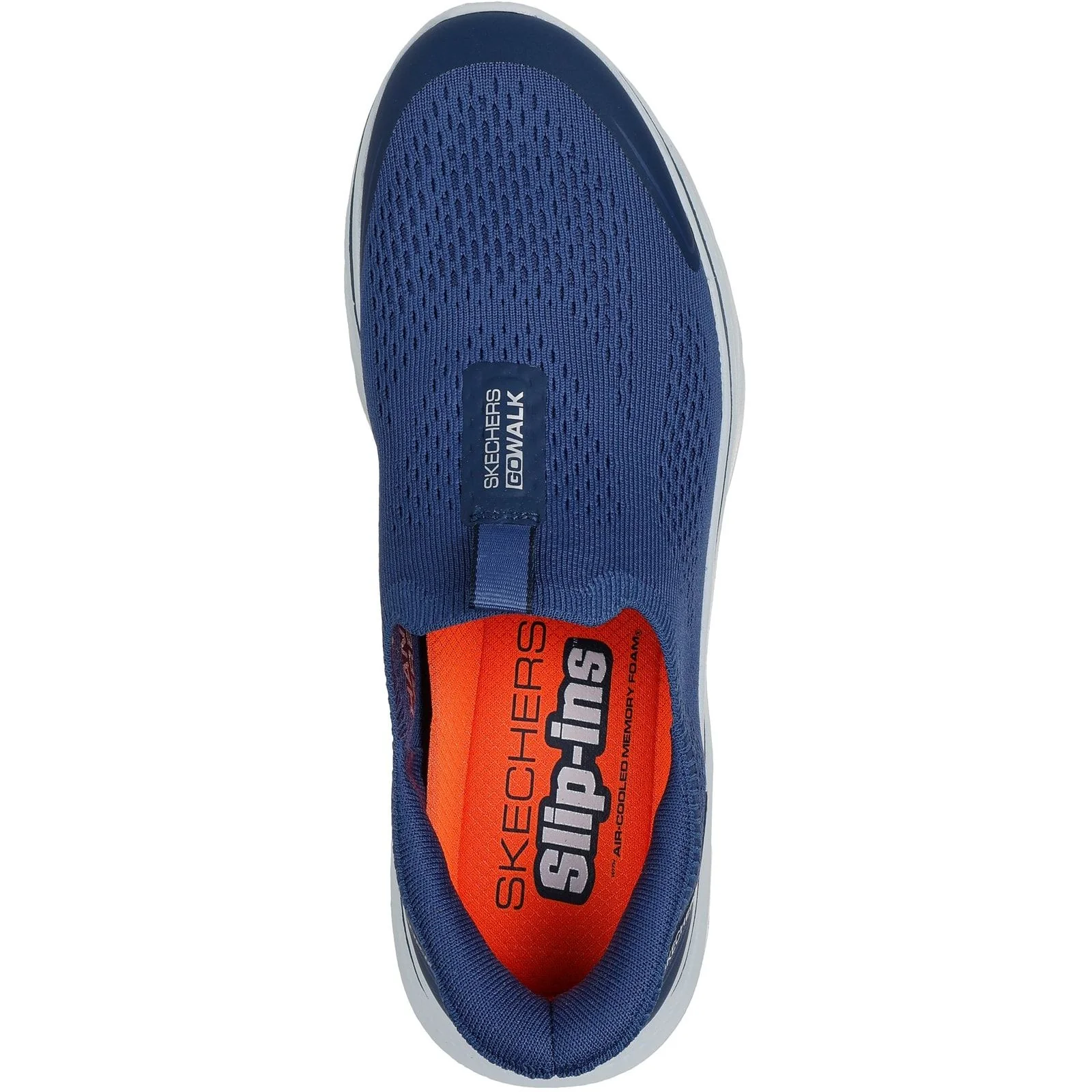 Skechers Mens GO WALK 7 Easy On Evolution Trainer Navy - Image 4