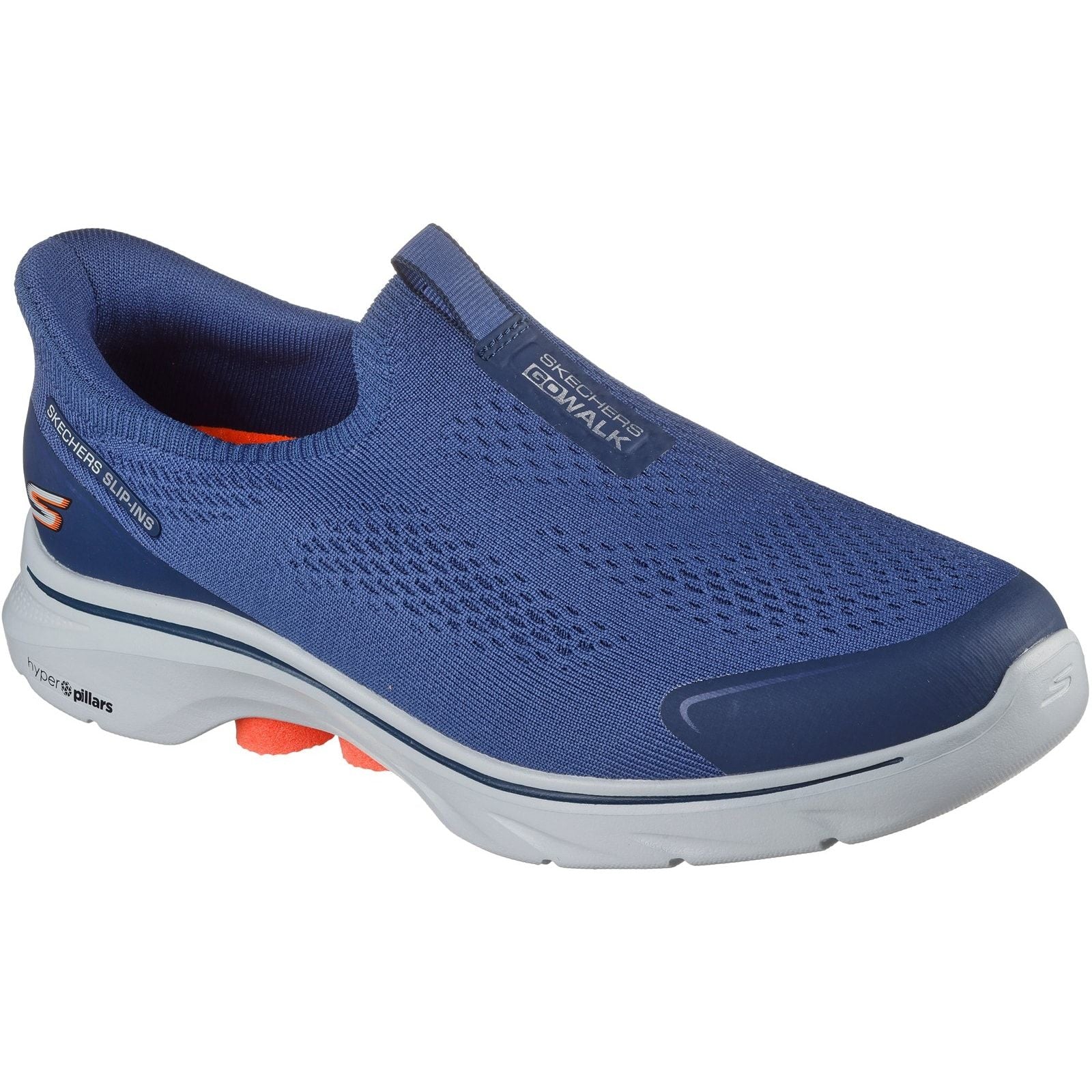Skechers Mens GO WALK 7 Easy On Evolution Trainer Navy - Image 5