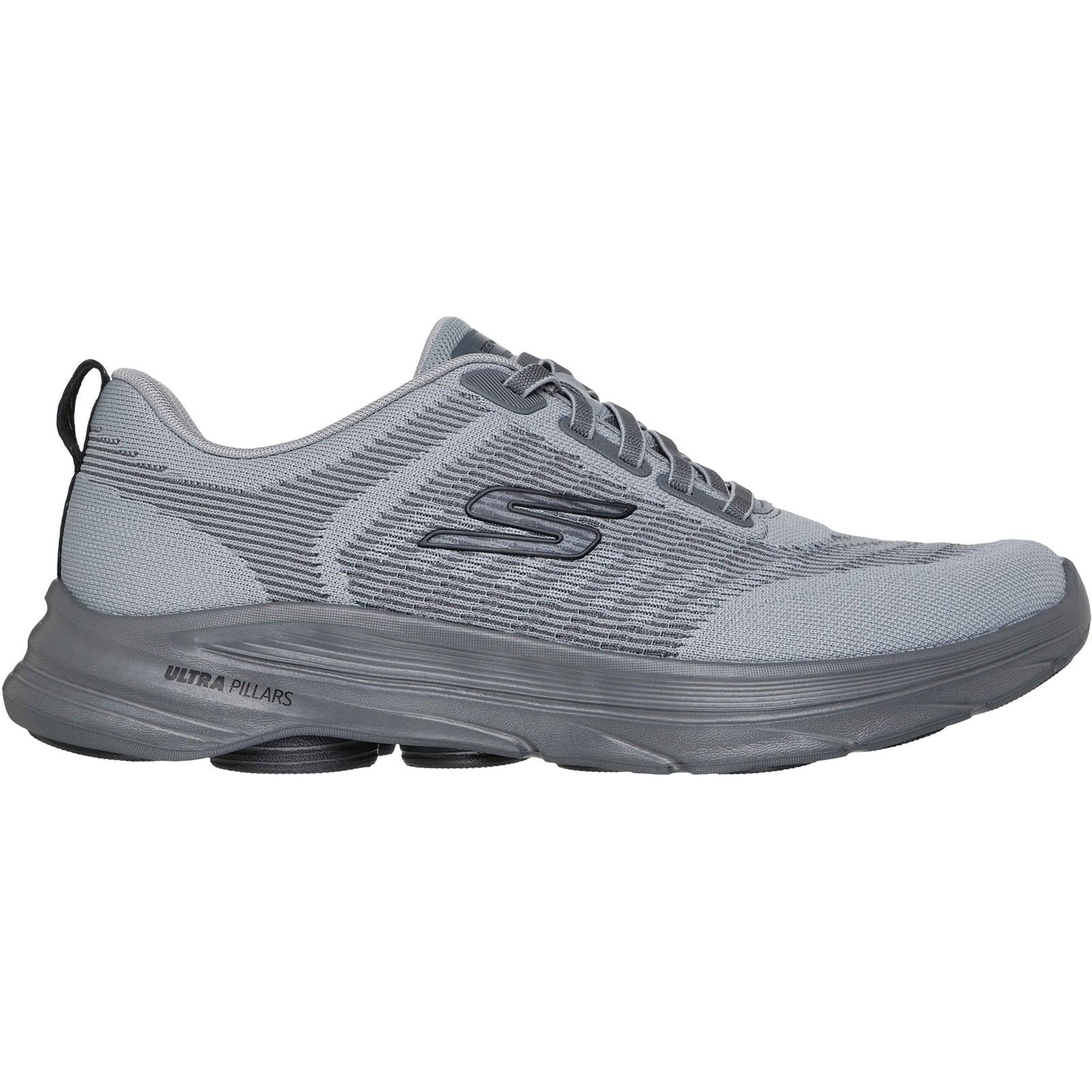 Skechers Mens GO Walk 8 Day Trainer Grey/Yellow