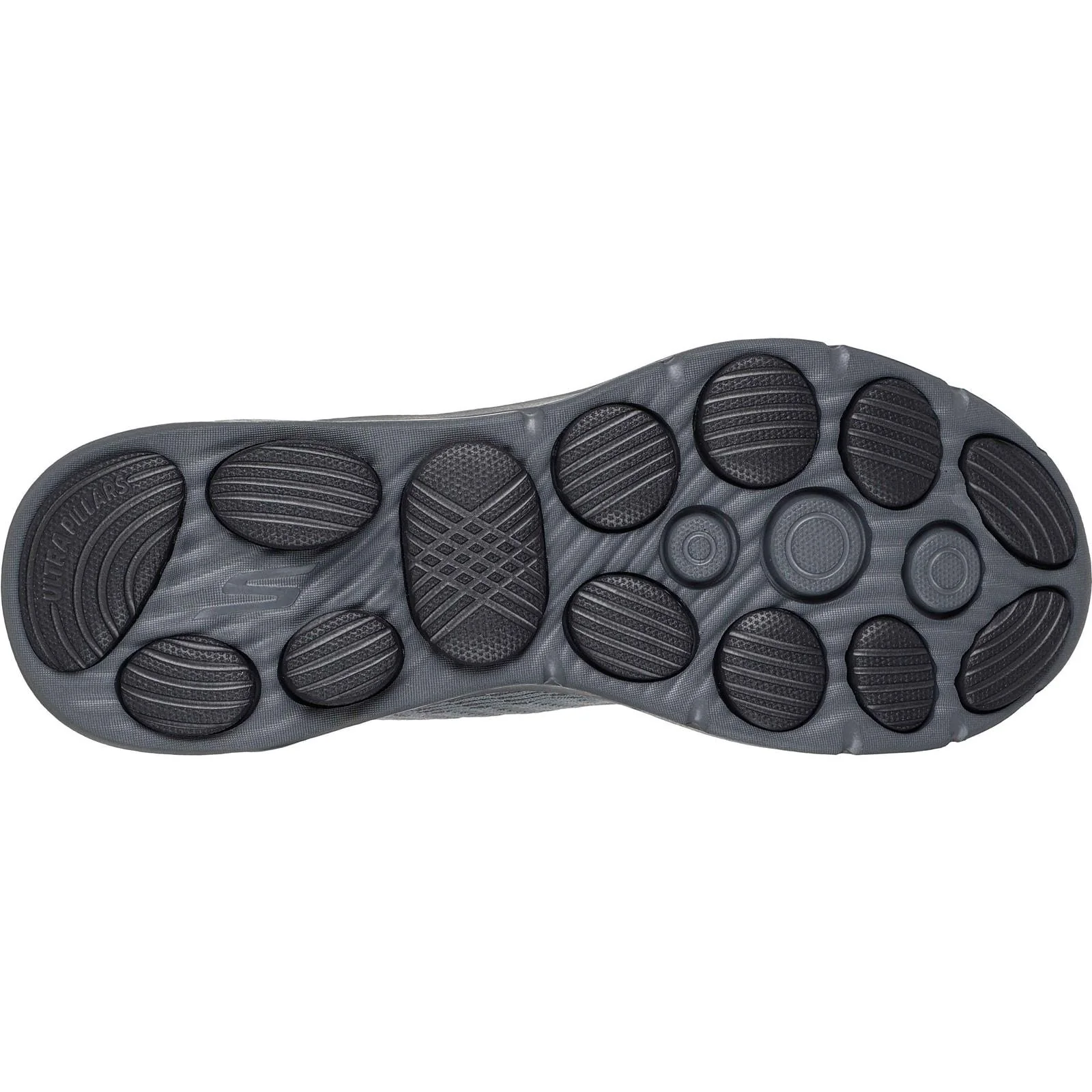 Skechers Mens GO Walk 8 Day Trainer Grey/Yellow - Image 4