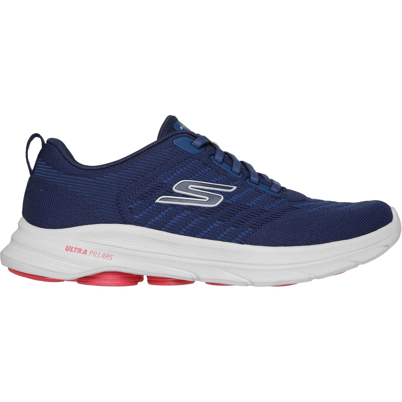 Skechers Mens GO Walk 8 Day Trainer Navy/Red