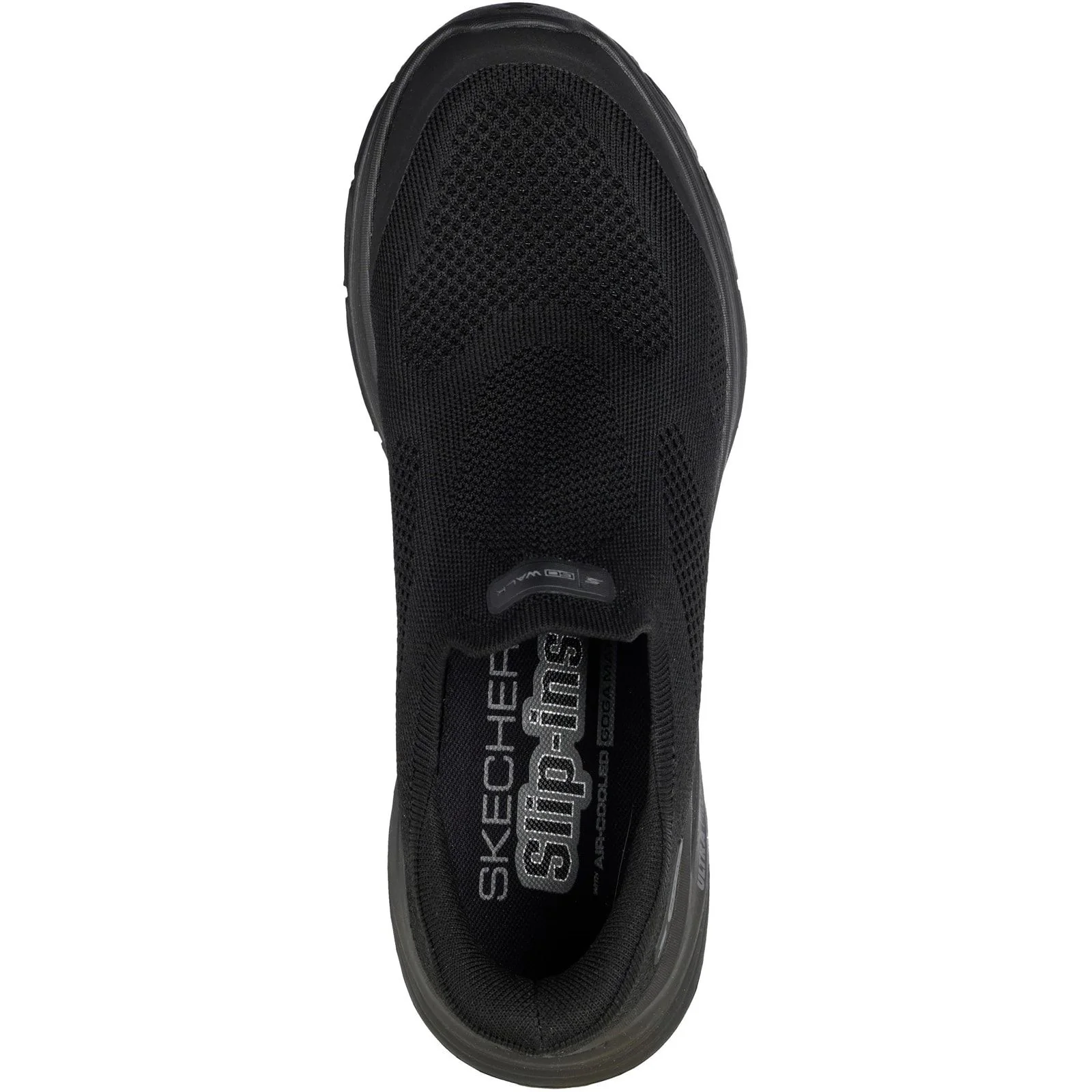 Skechers Mens Go Walk 8 Pelayo Trainers Black - Image 3