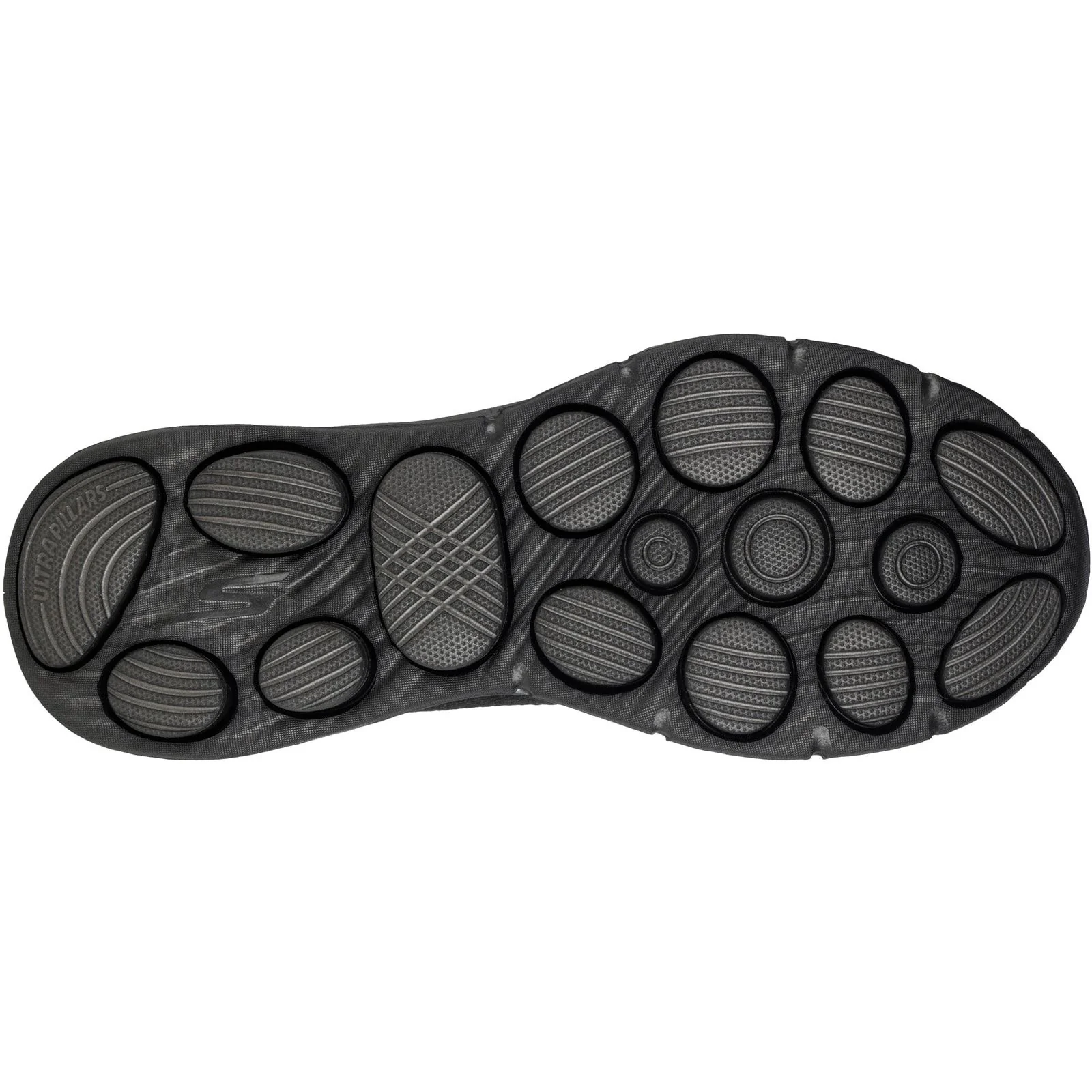 Skechers Mens Go Walk 8 Pelayo Trainers Black - Image 4