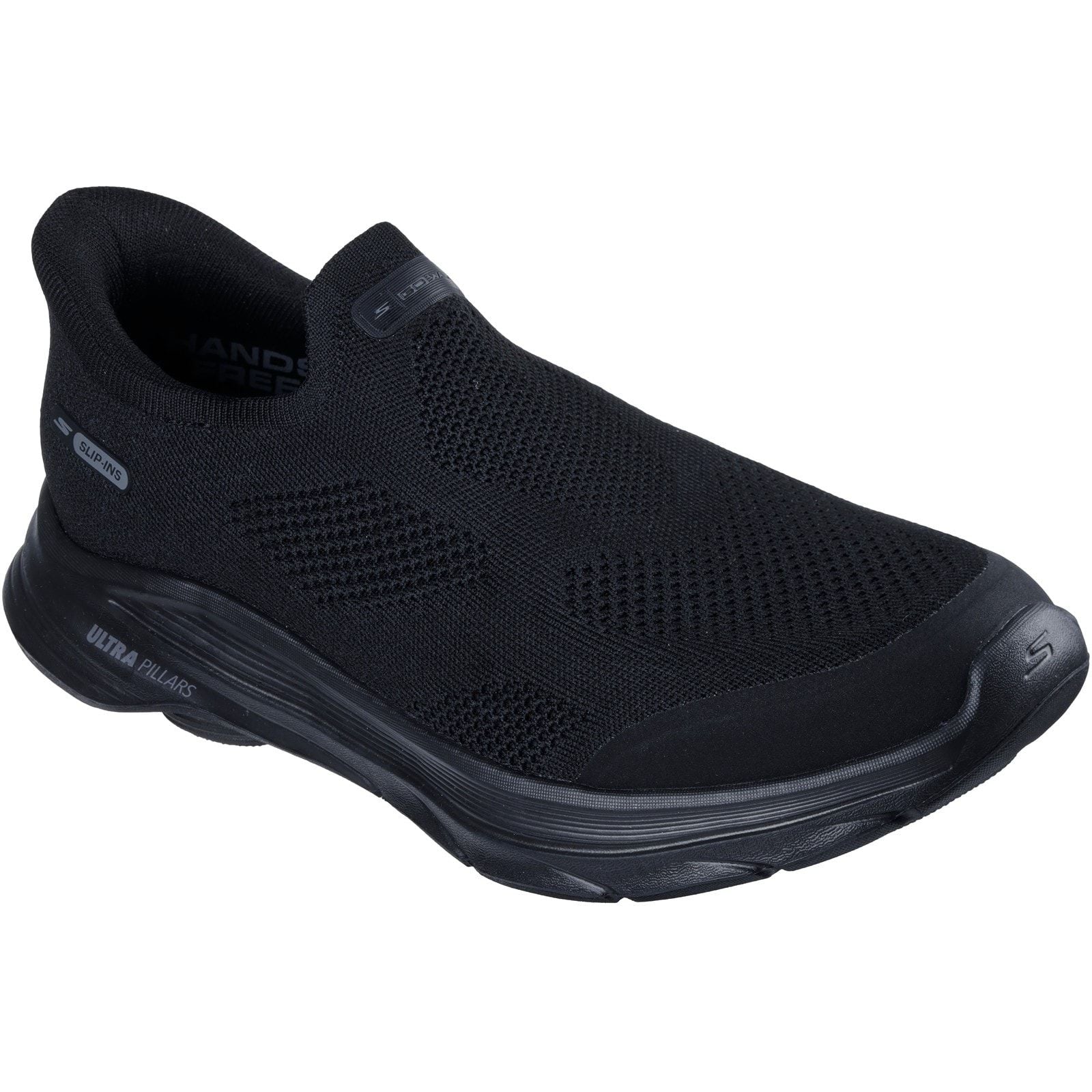 Skechers Mens Go Walk 8 Pelayo Trainers Black - Image 5