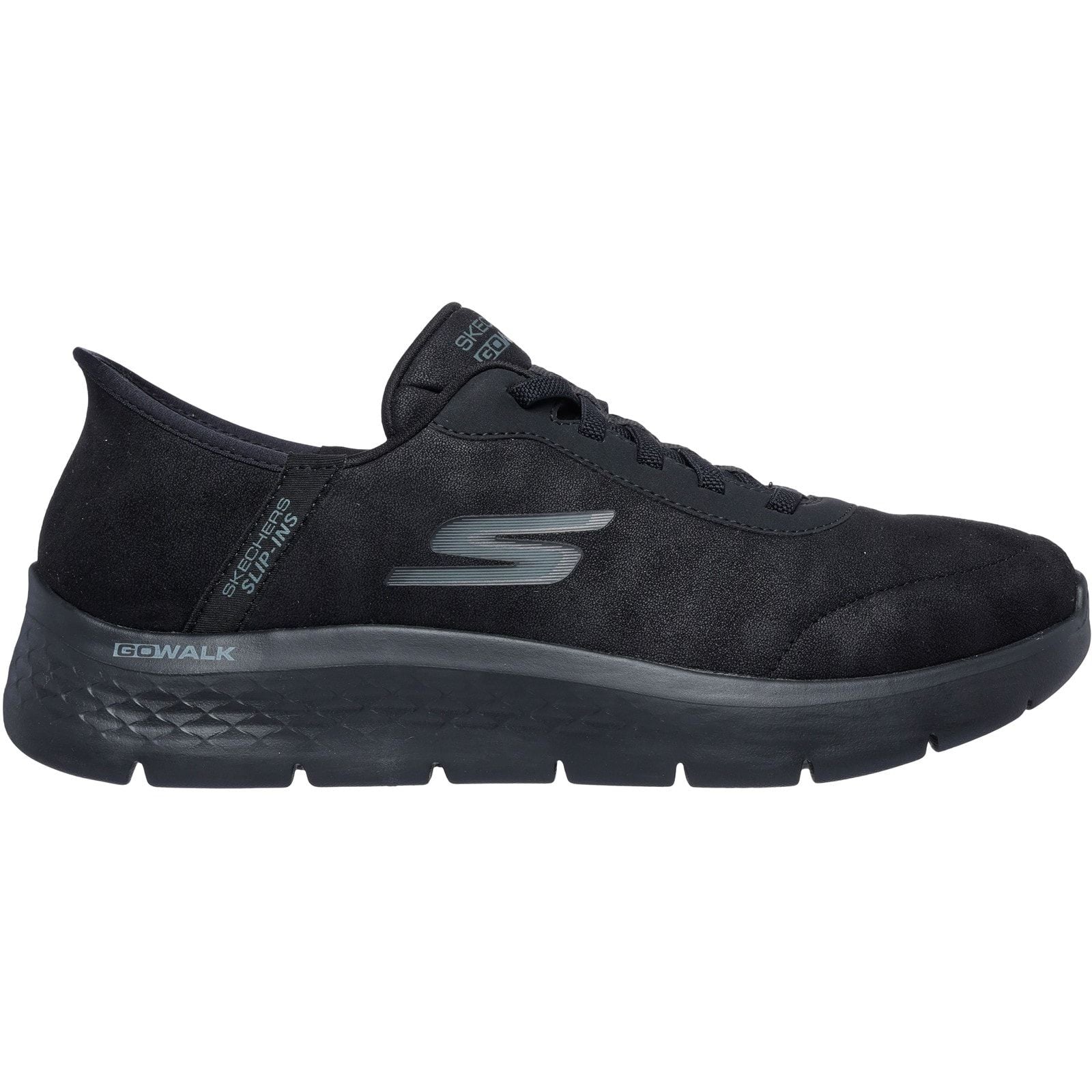 Skechers Mens GO WALK Flex Smooth Motion Trainer Black