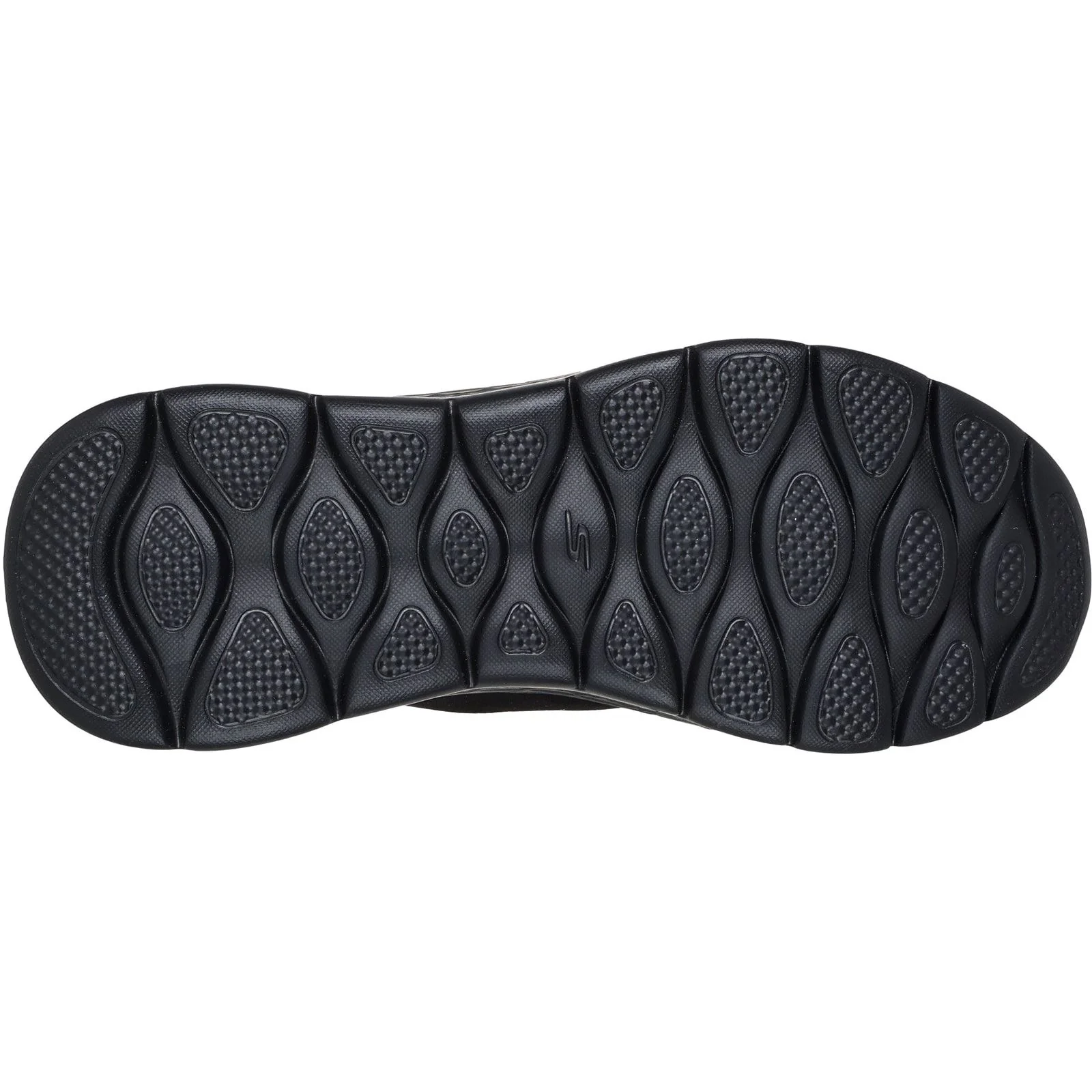 Skechers Mens GO WALK Flex Smooth Motion Trainer Black - Image 4