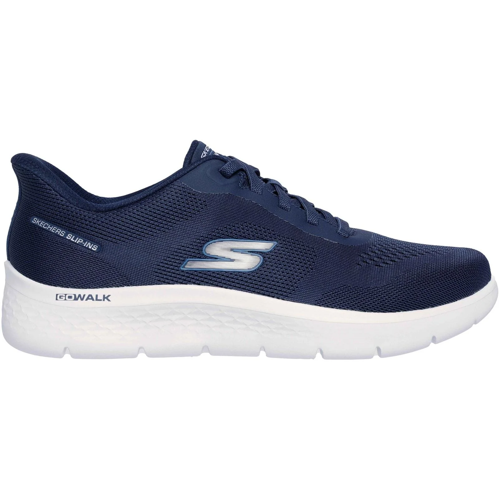 Skechers Mens Go Walk Flex Trainers Navy