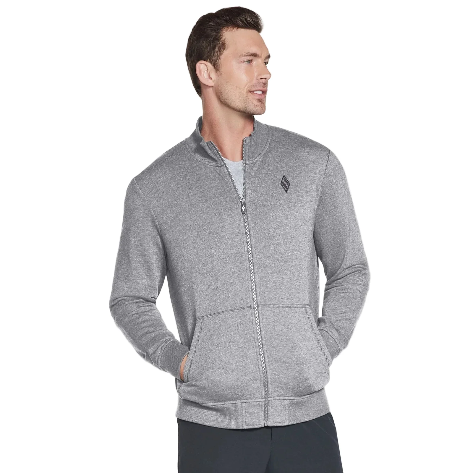 Skechers Mens GOwalk Everywhere Jacket Heather Grey