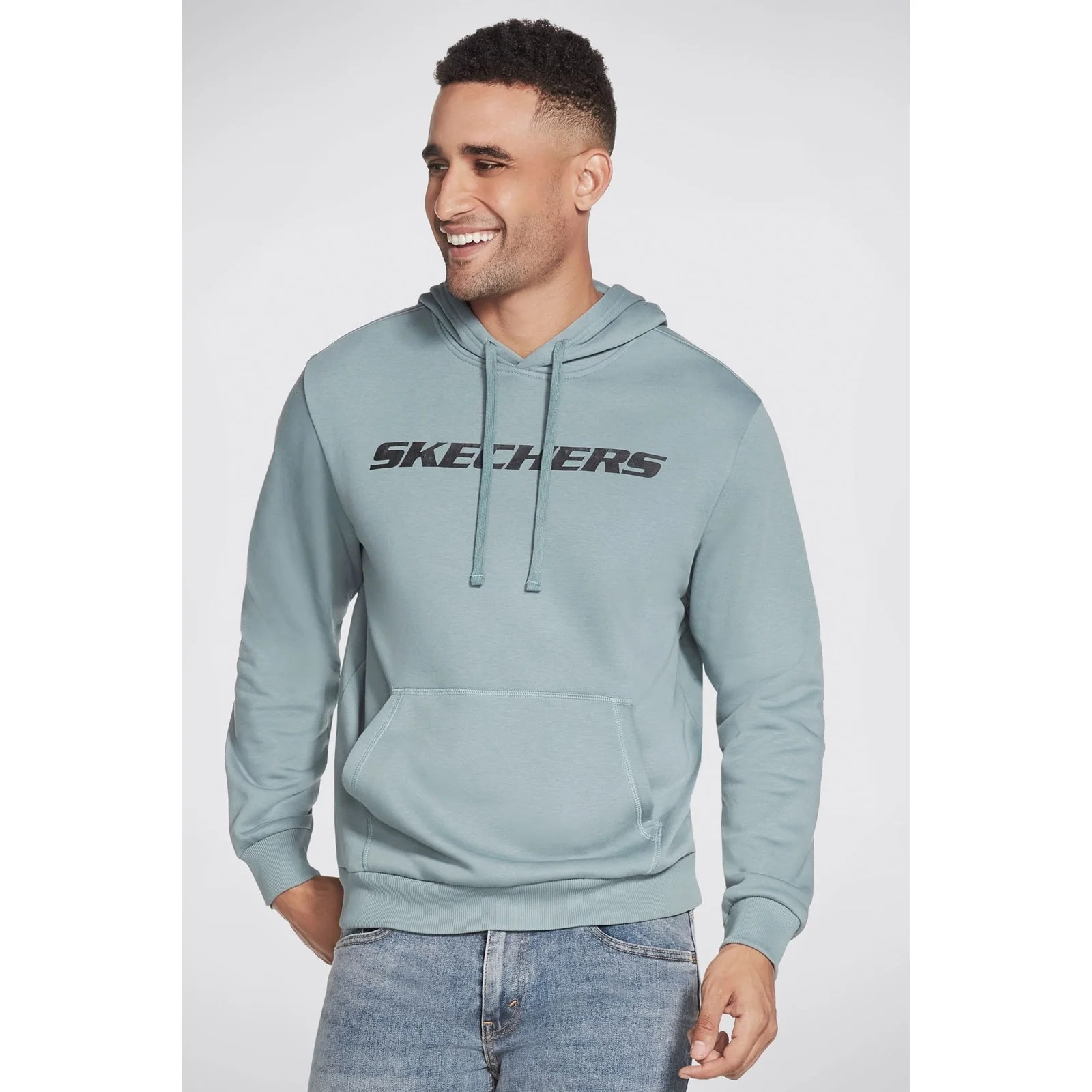 Skechers Mens Heritage Pullover Hoodie Trooper - Image 3