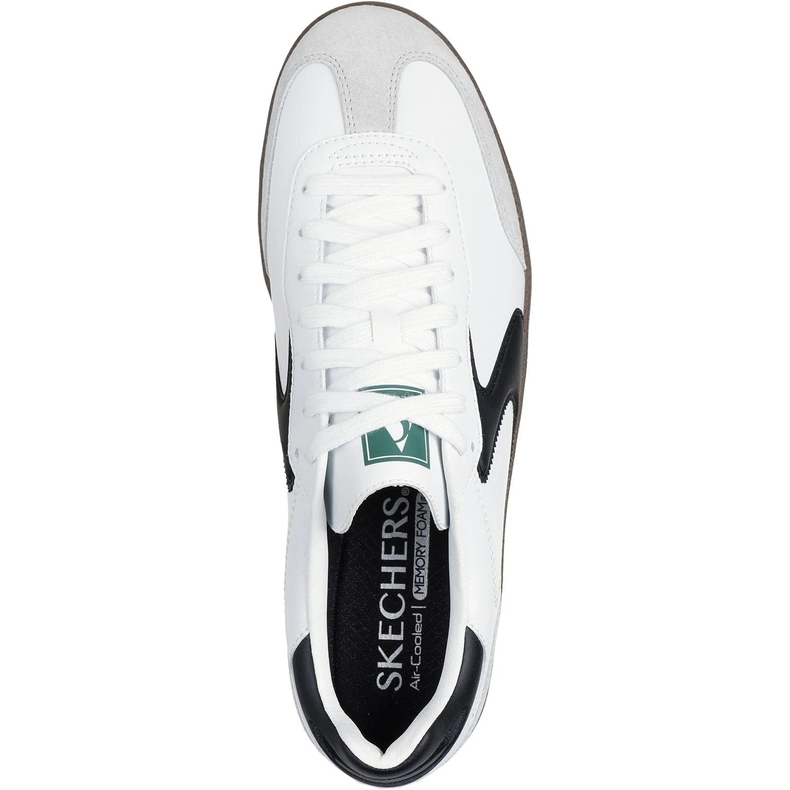 Skechers Mens Hotshot Pyke Trainer White/Black - Image 4