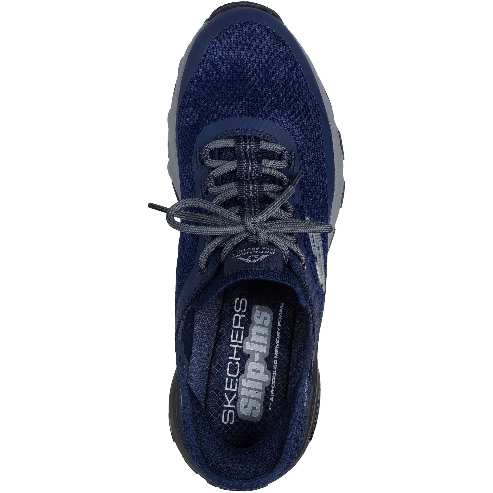 Skechers Mens Max Protect Assembly Hiking Shoes Navy - Image 4