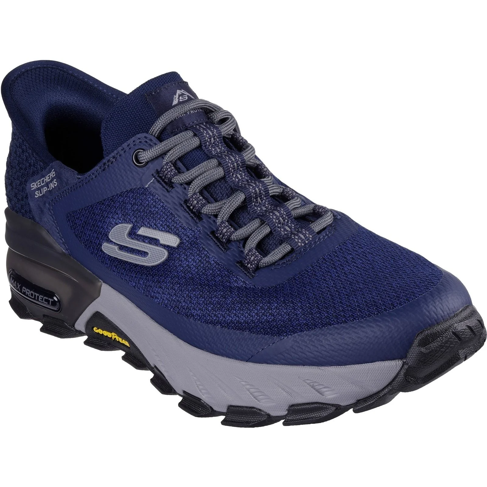 Skechers Mens Max Protect Assembly Hiking Shoes Navy - Image 5