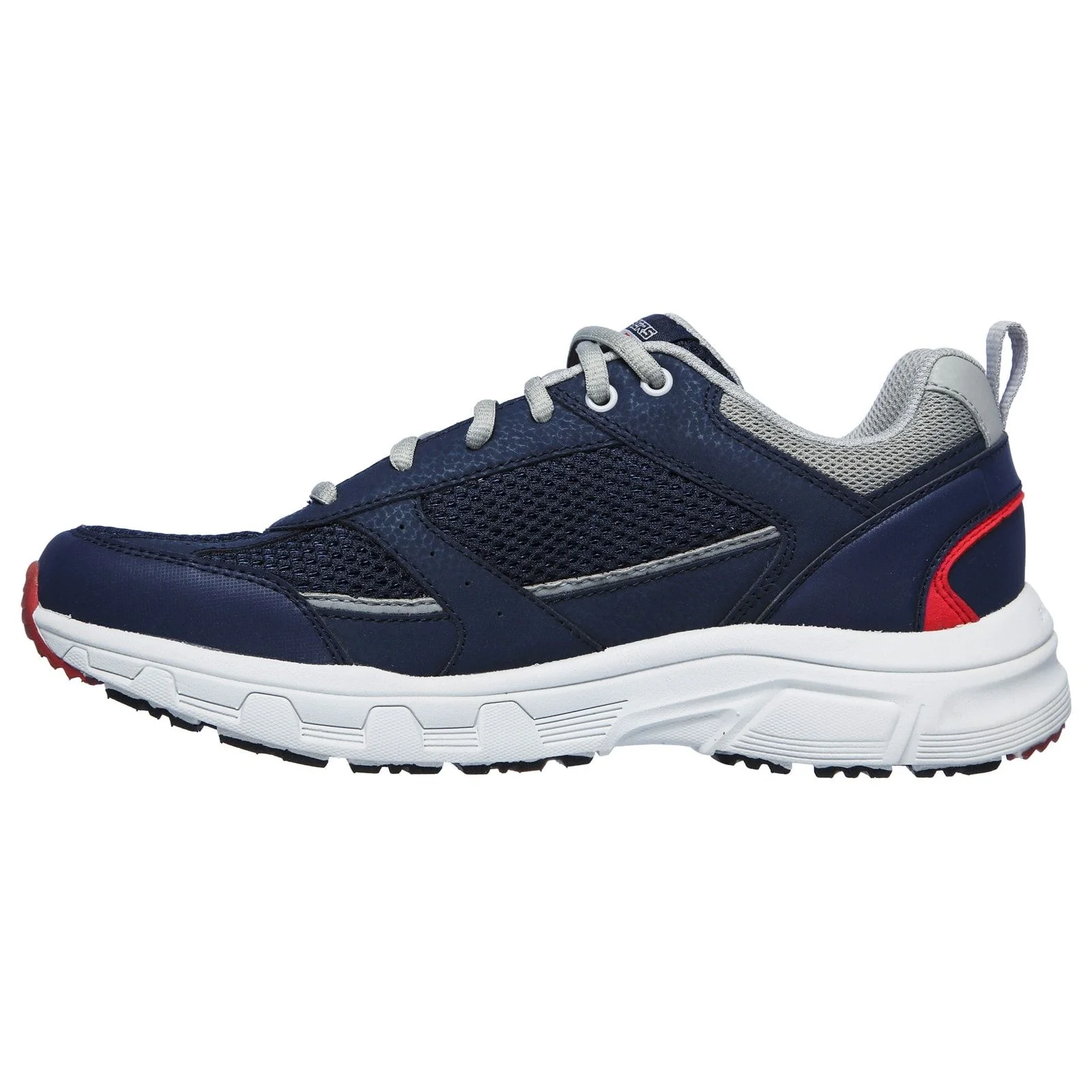 Skechers Mens Oak Canyon Verketta Trainers Navy/Grey - Image 2