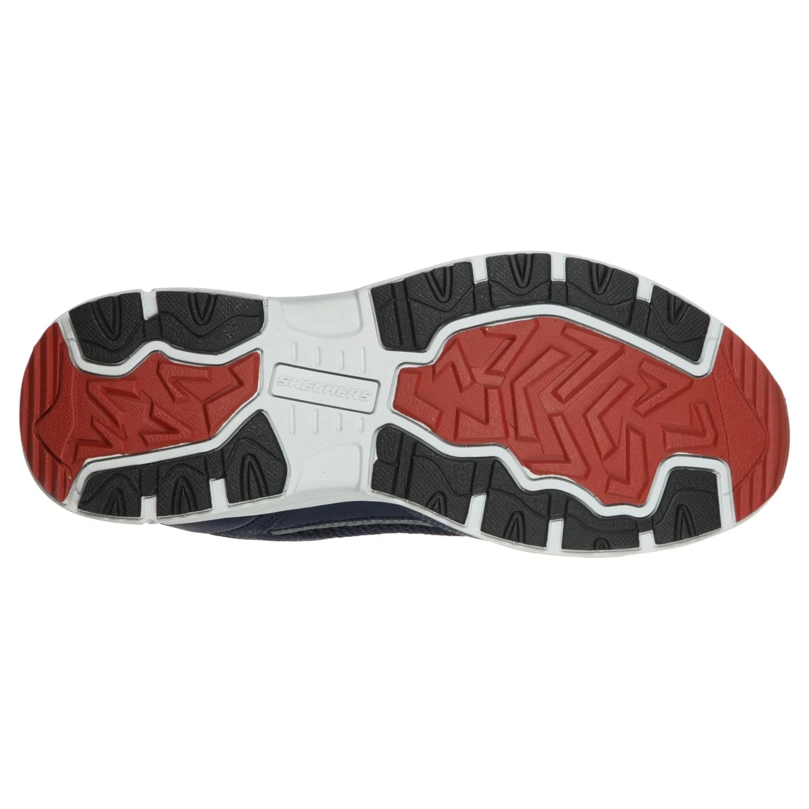Skechers Mens Oak Canyon Verketta Trainers Navy/Grey - Image 3