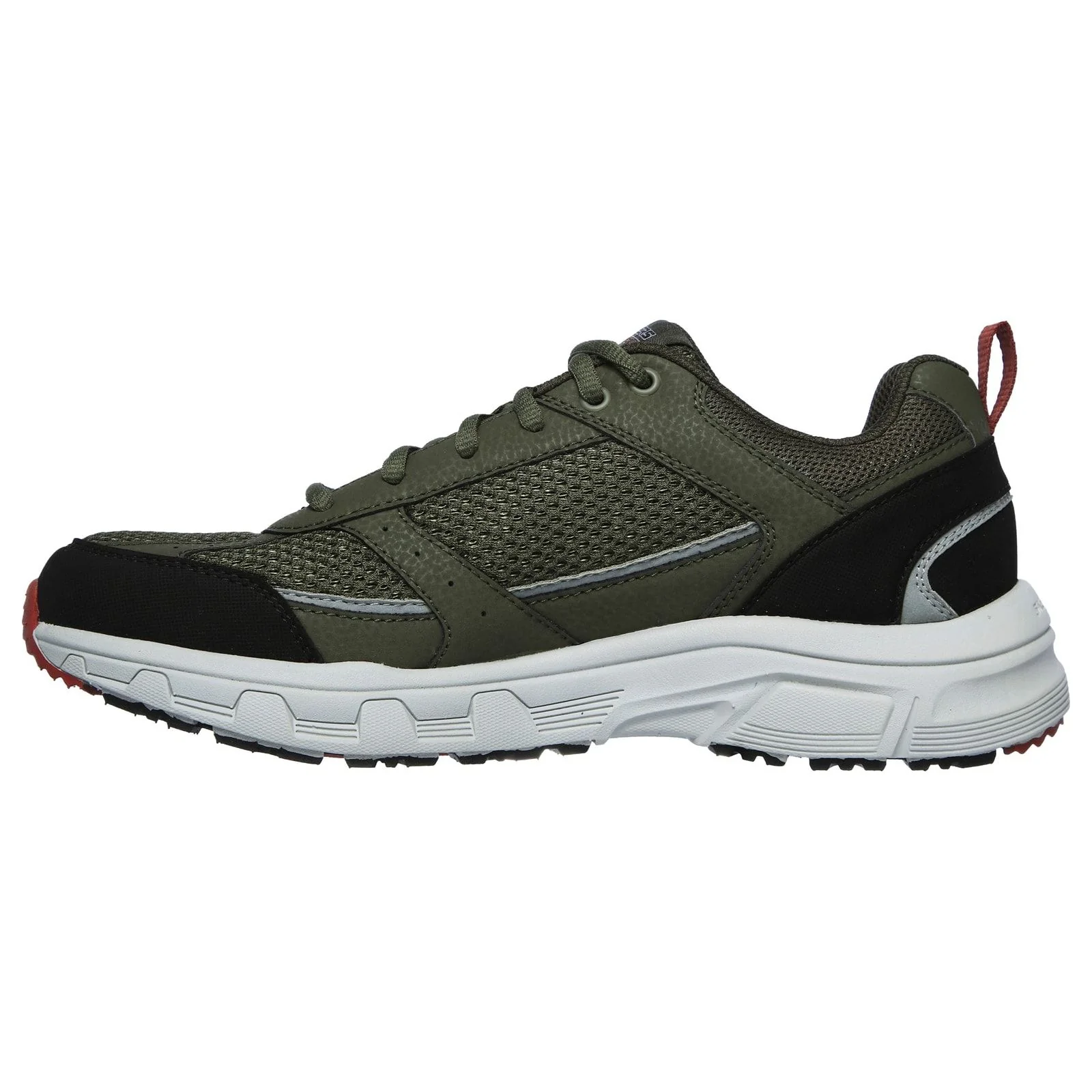 Skechers Mens Oak Canyon Verketta Trainers Olive/Black - Image 2