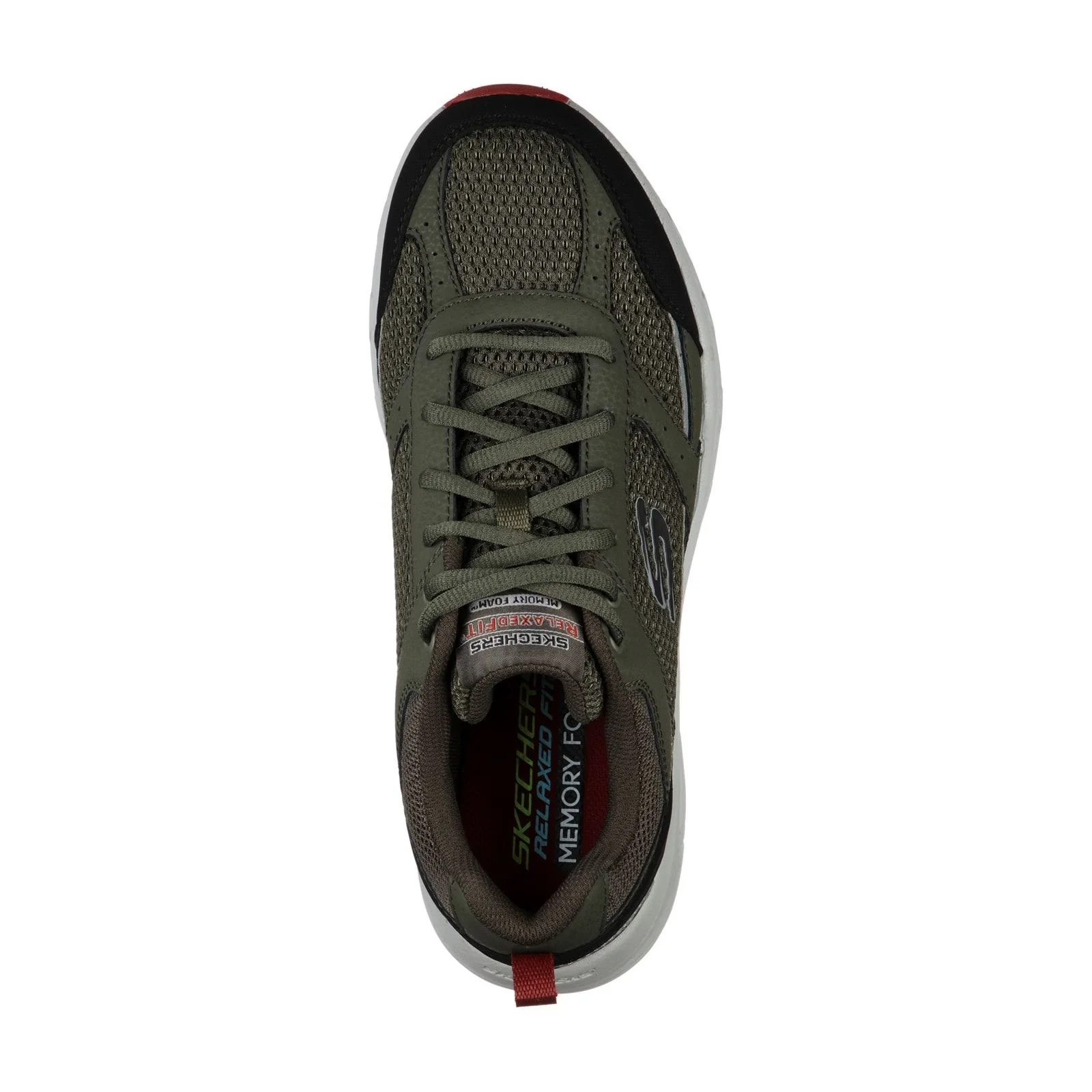 Skechers Mens Oak Canyon Verketta Trainers Olive/Black - Image 4