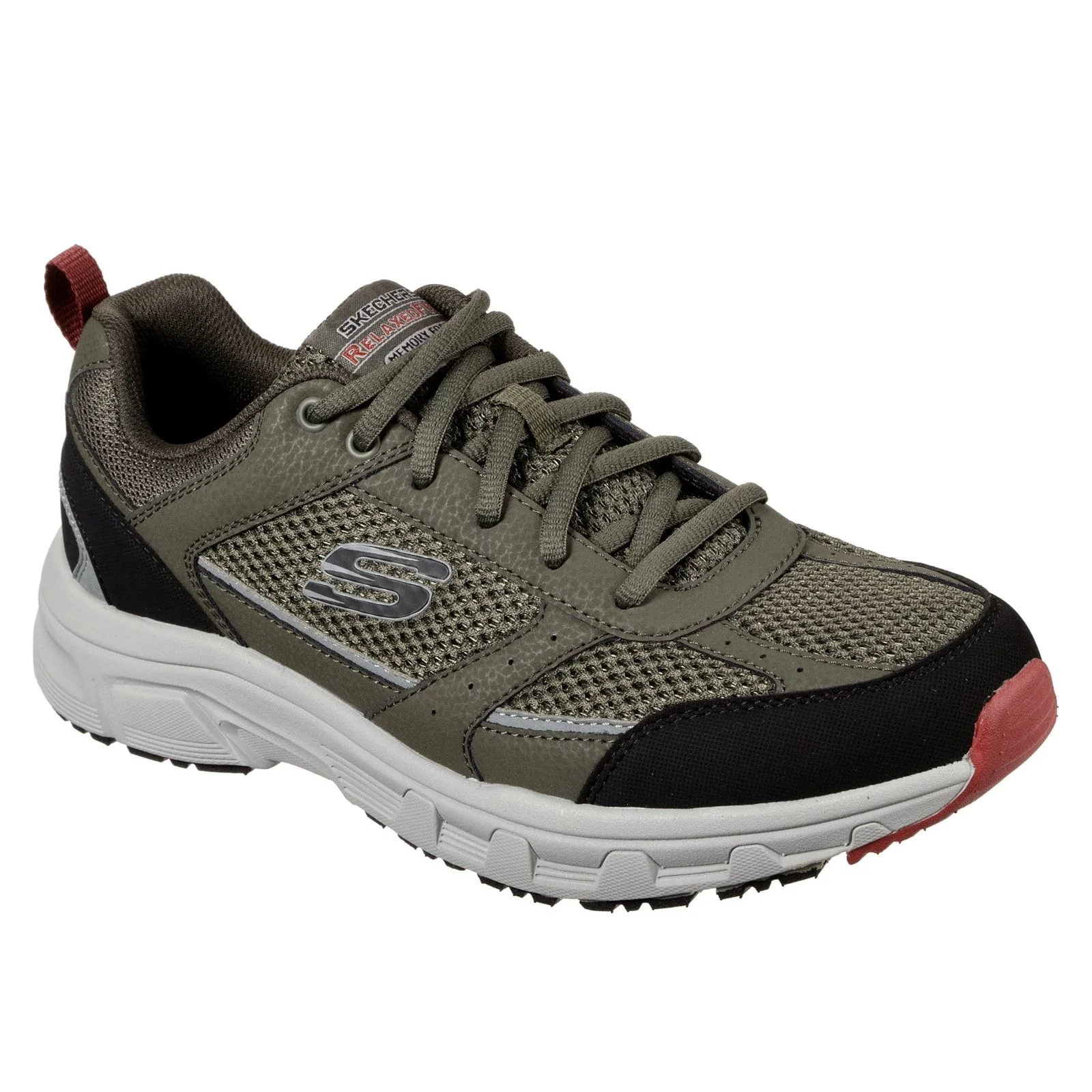 Skechers Mens Oak Canyon Verketta Trainers Olive/Black - Image 5