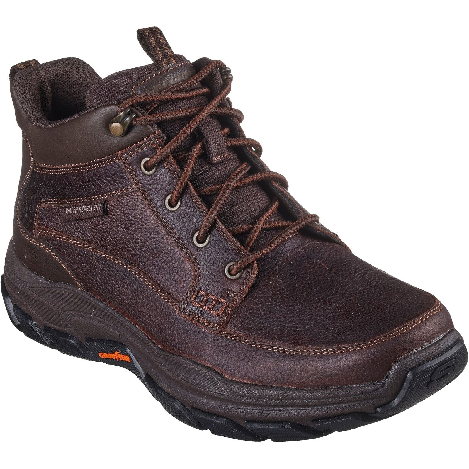 Skechers Mens Respected Boswell Hiker Red/Brown - Image 5