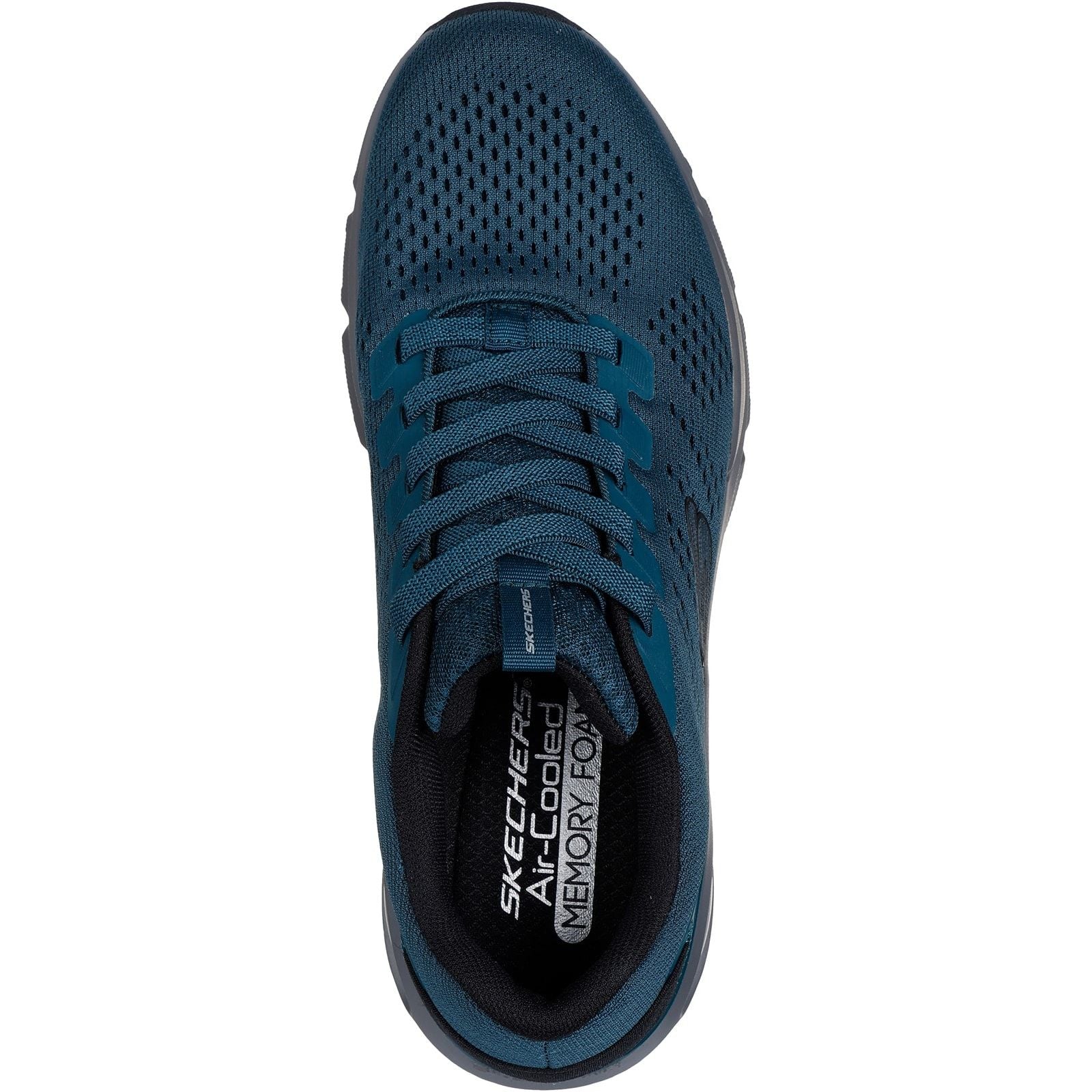 Skechers Mens Skech-Air Ventura Trainer Teal/Black - Image 4
