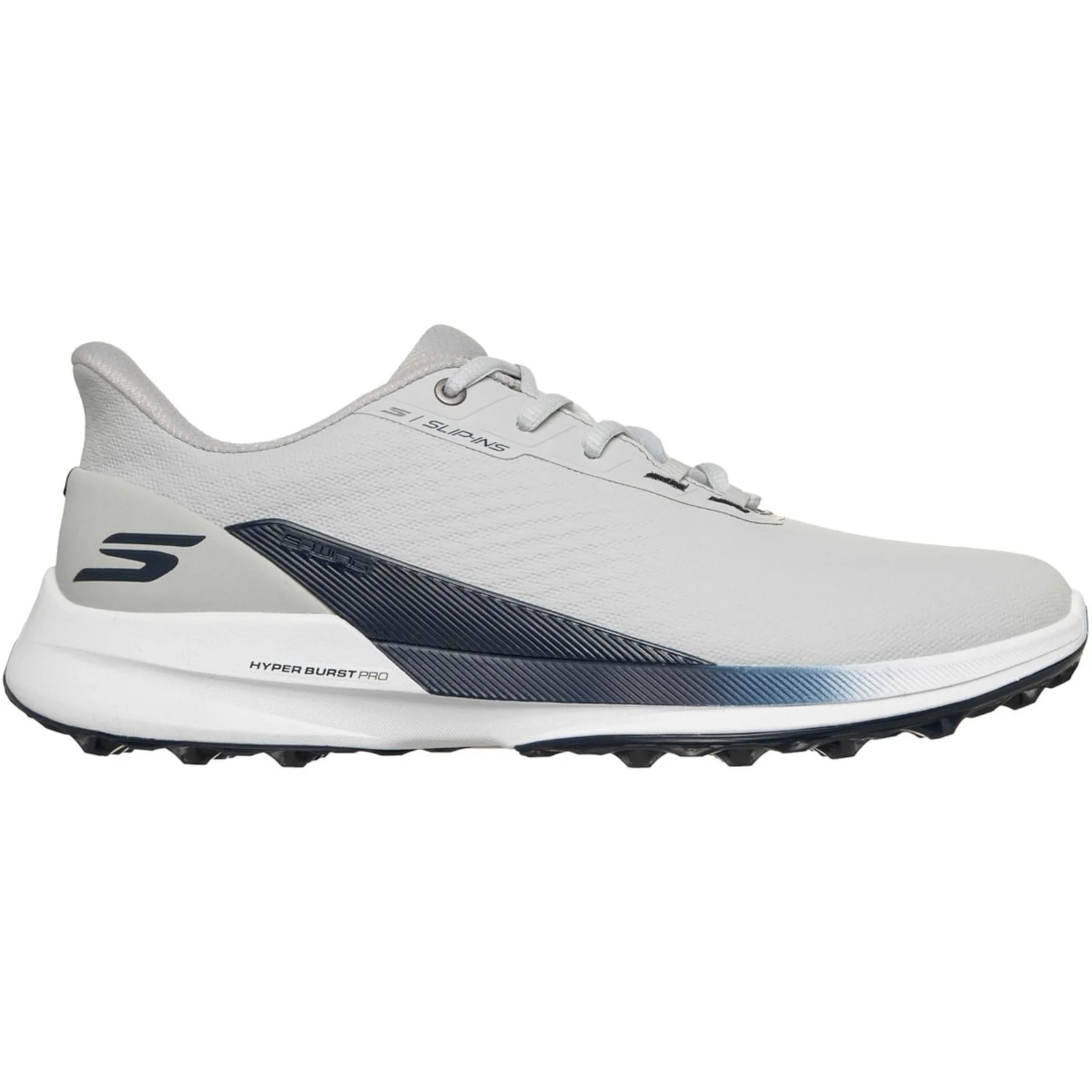 Skechers Mens Skechers Pure Slip Ins Golf Shoes Grey/Navy