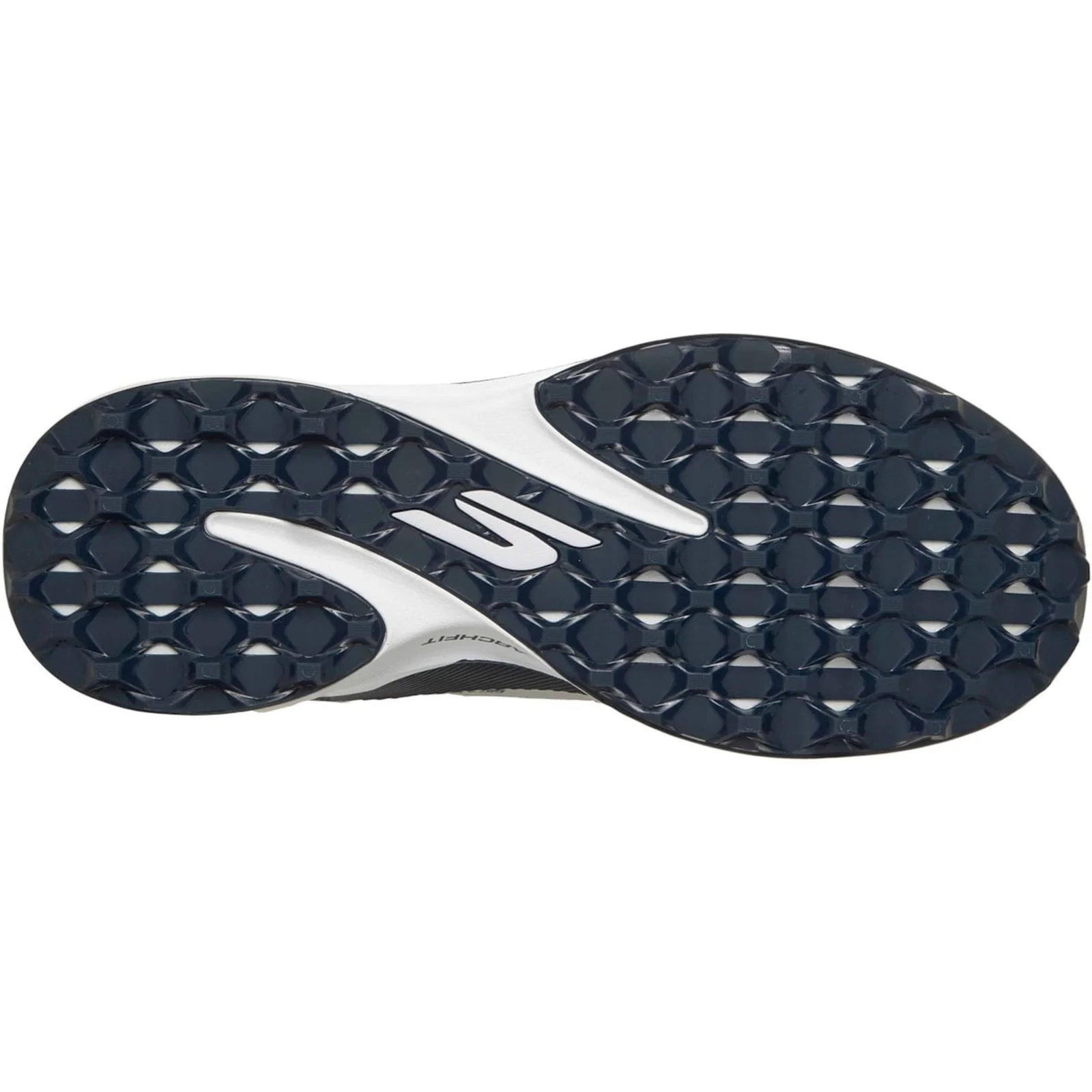 Skechers Mens Skechers Pure Slip Ins Golf Shoes Grey/Navy - Image 4