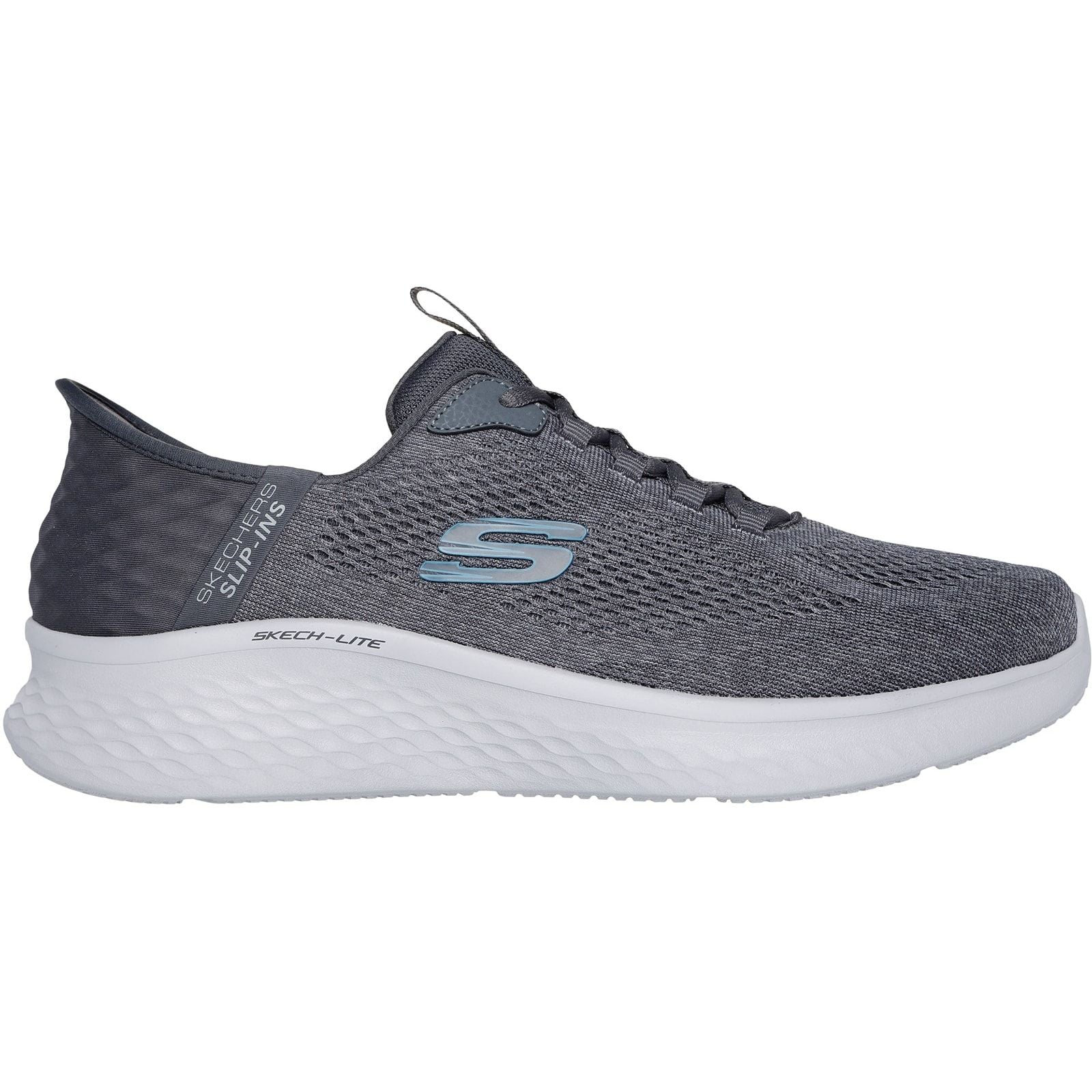Skechers Mens Skech-Lite Pro Primebase Trainers Charcoal/Blue