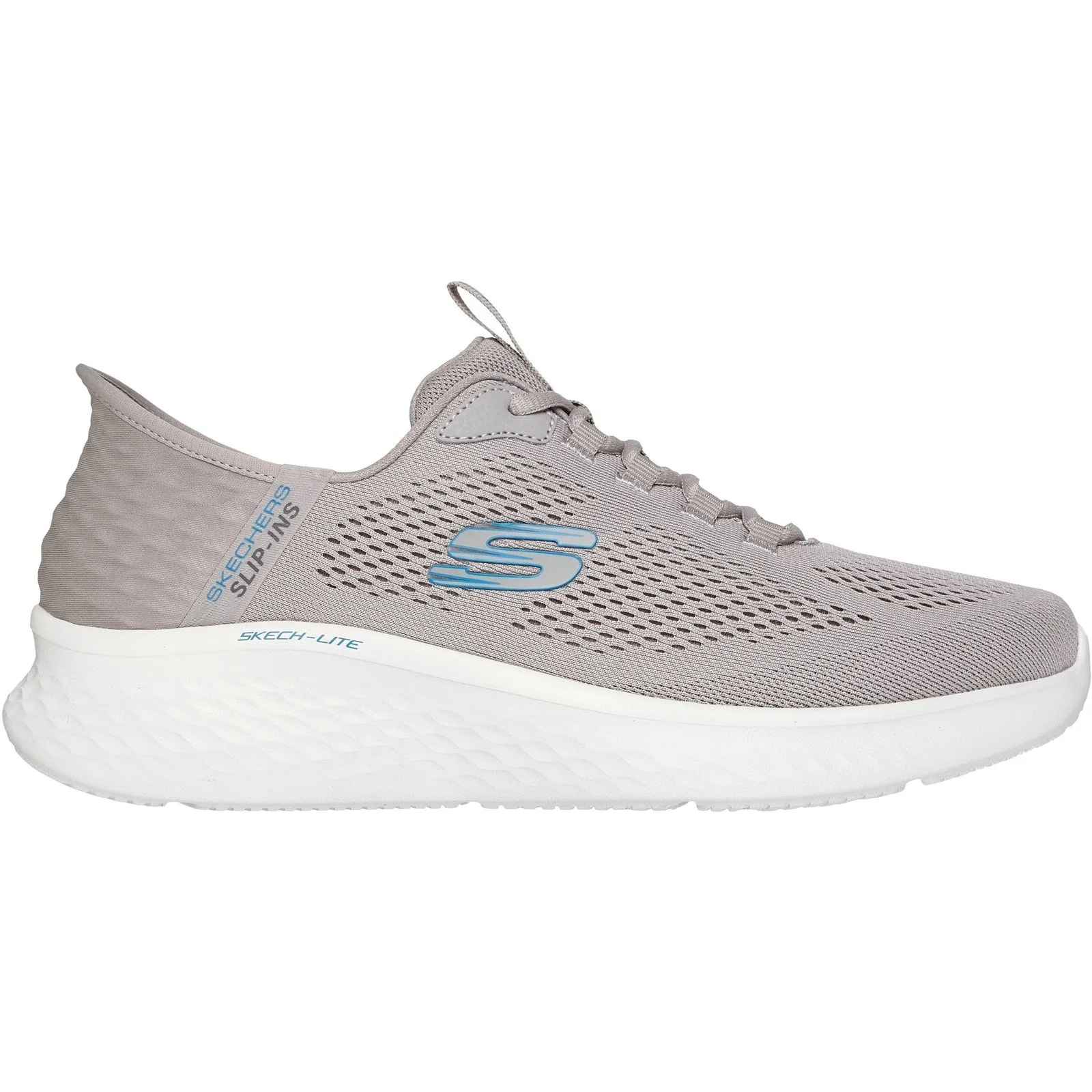 Skechers Mens Skech-Lite Pro Primebase Trainers Taupe/Brown