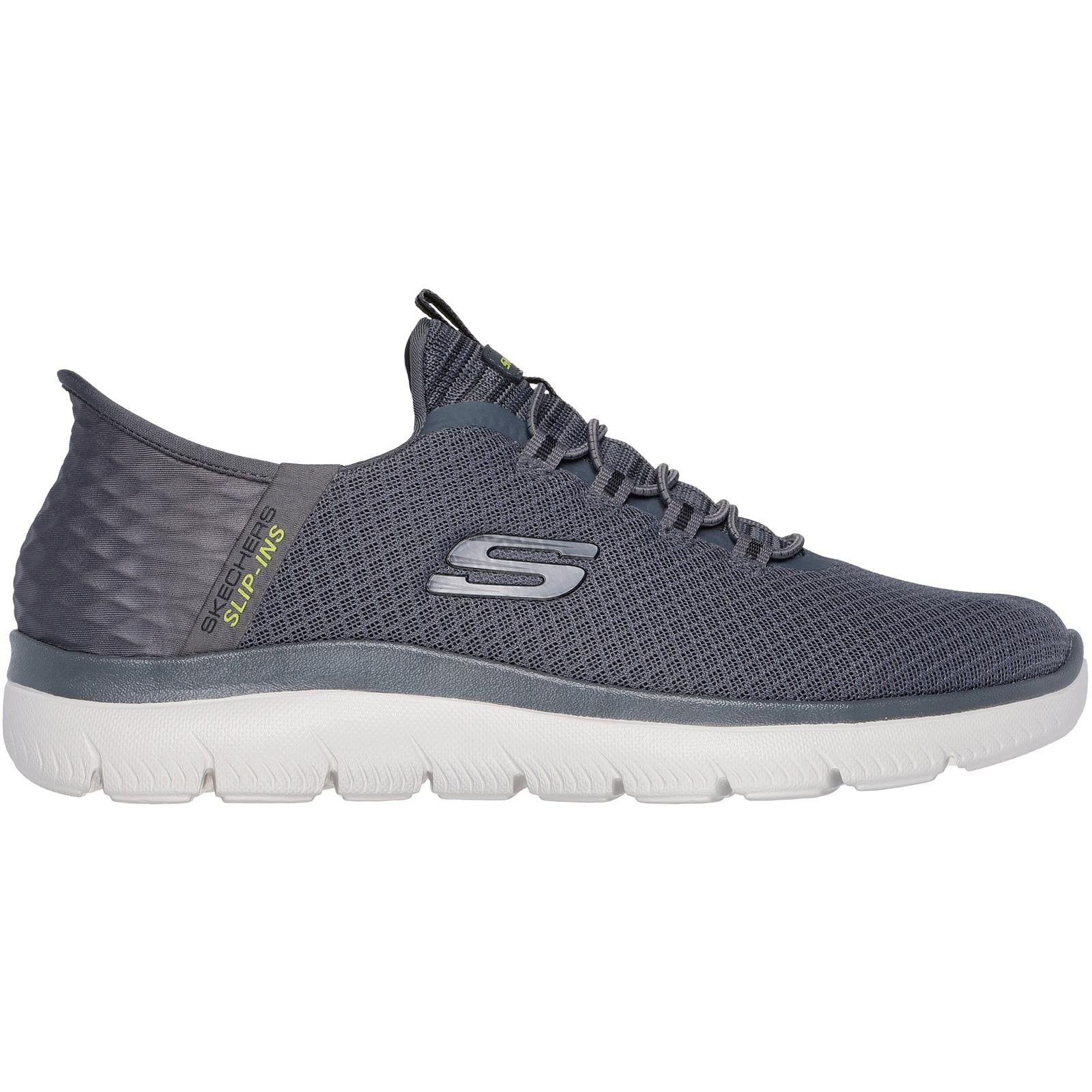 Skechers Mens Slip-ins: Summits - High Range Shoes Charcoal