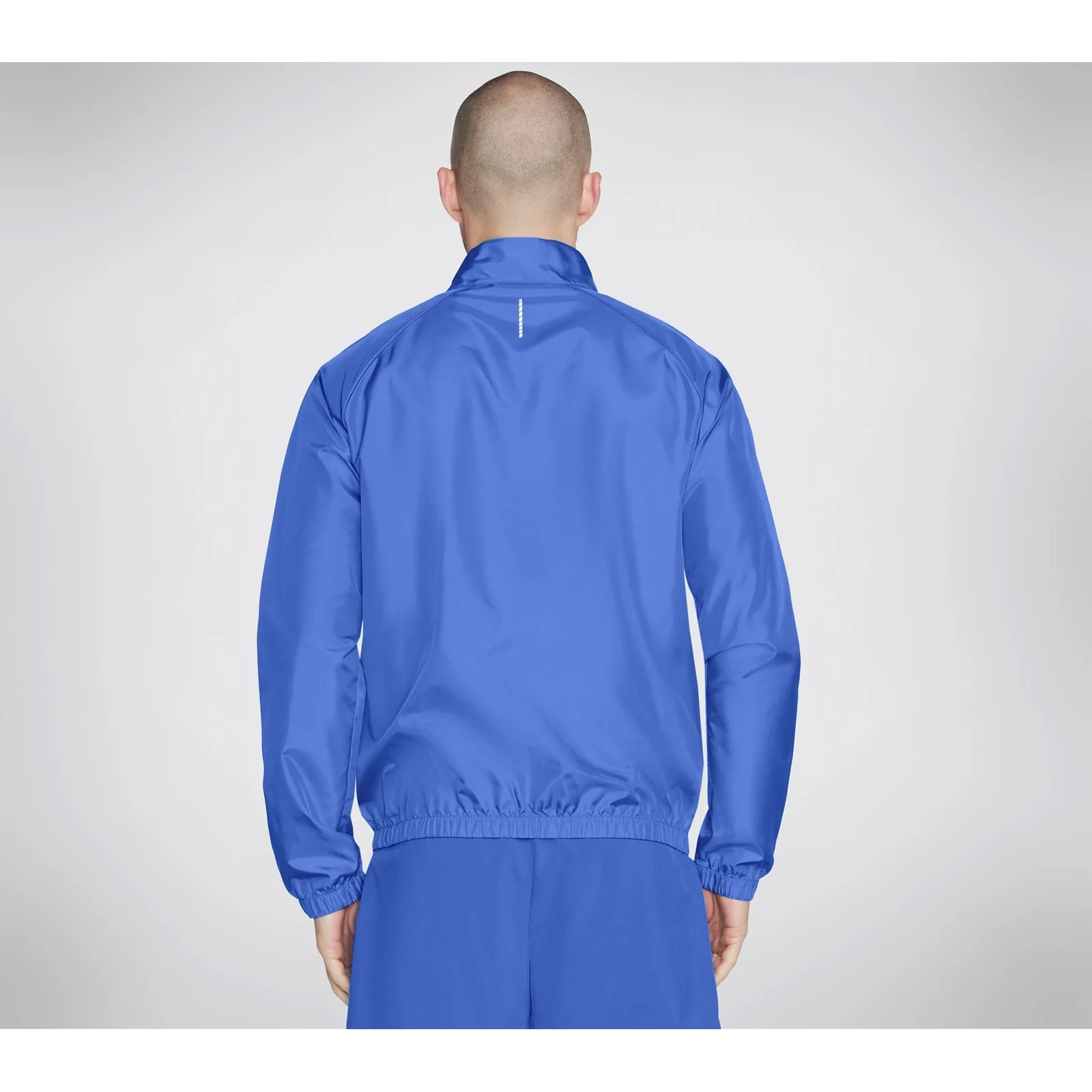 Skechers Mens Speed Elite Track Jacket Blue/Grey - Image 2