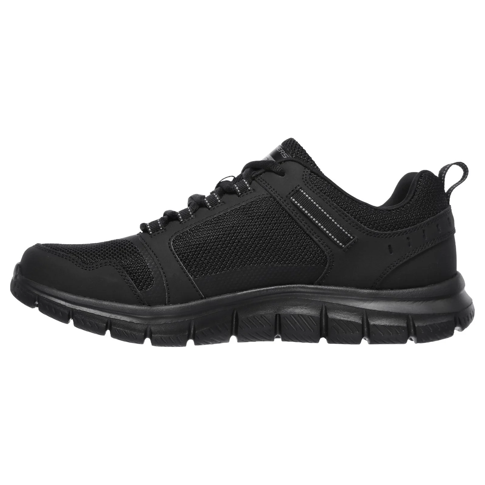 Skechers Mens Track Knockhill Shoes Black - Image 2