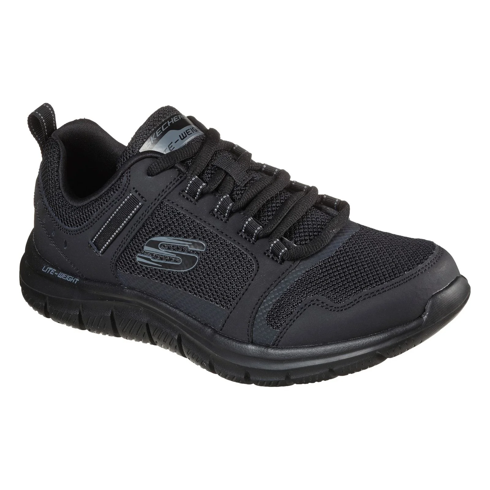 Skechers Mens Track Knockhill Shoes Black - Image 5