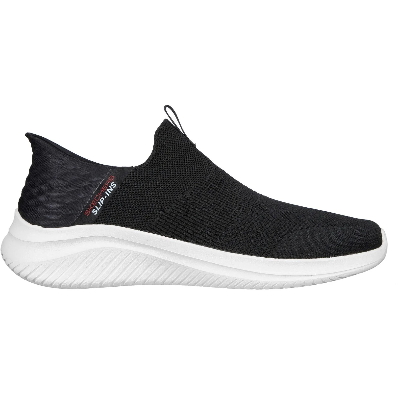 Skechers Mens Ultra Flex 3.0 Smooth Step Wide Trainers Black