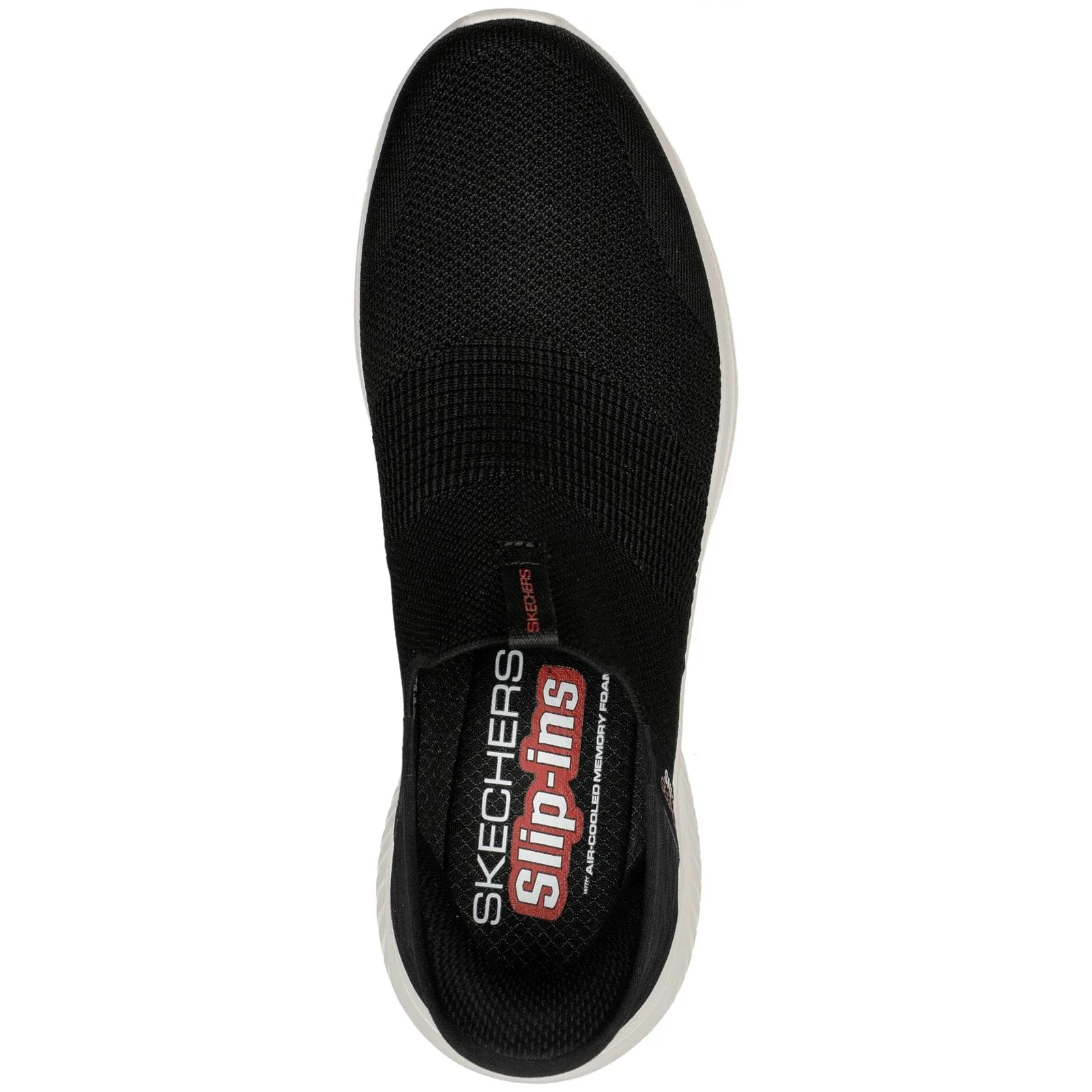 Skechers Mens Ultra Flex 3.0 Smooth Step Wide Trainers Black - Image 4