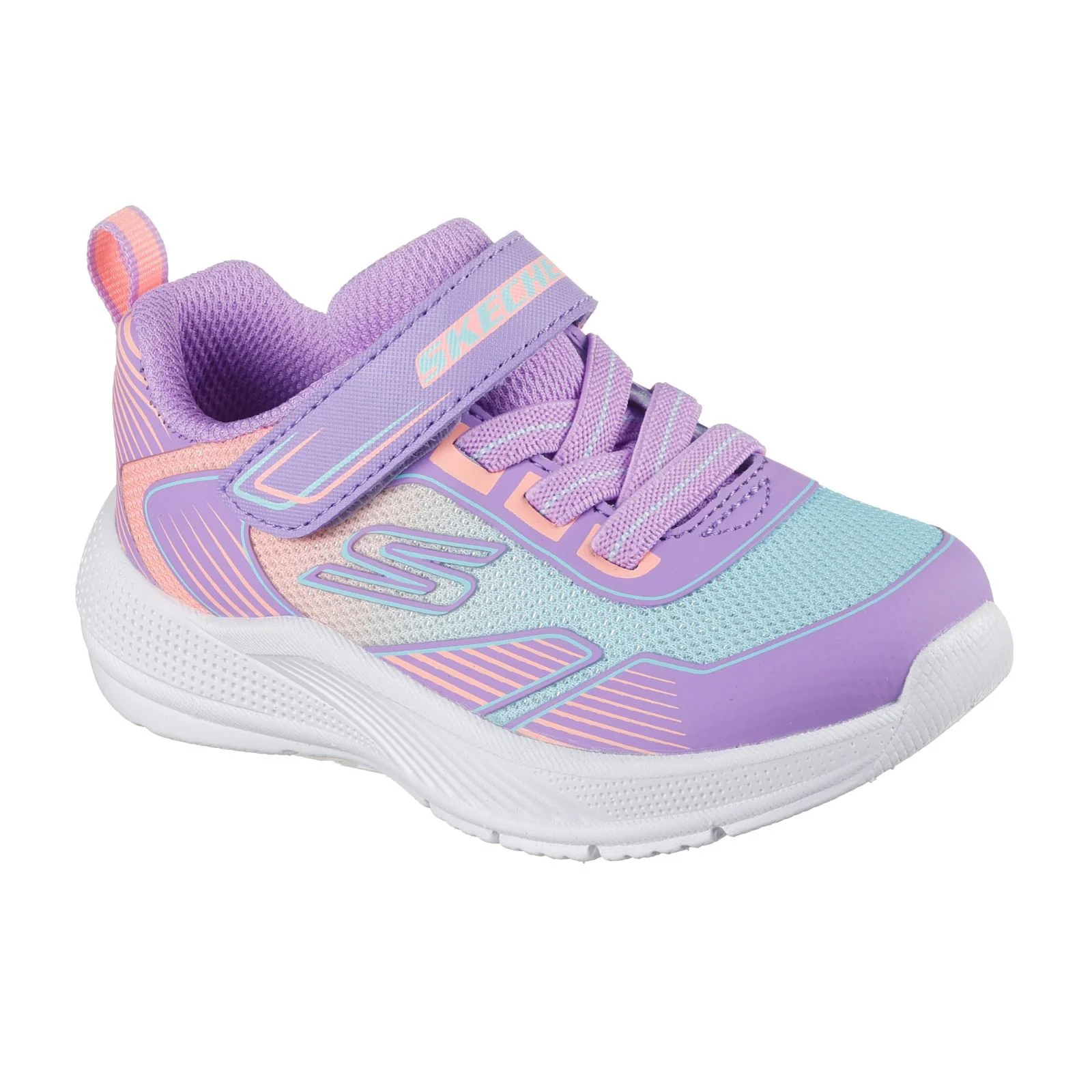 Skechers Microspec Advance Oasis Point Infant Girls Shoes - Image 2