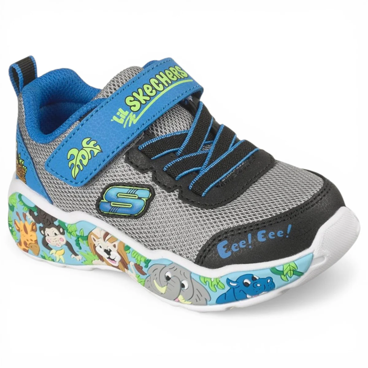 Skechers PLAY SCENE Gore & Strap Infant Boys Shoes - Image 5