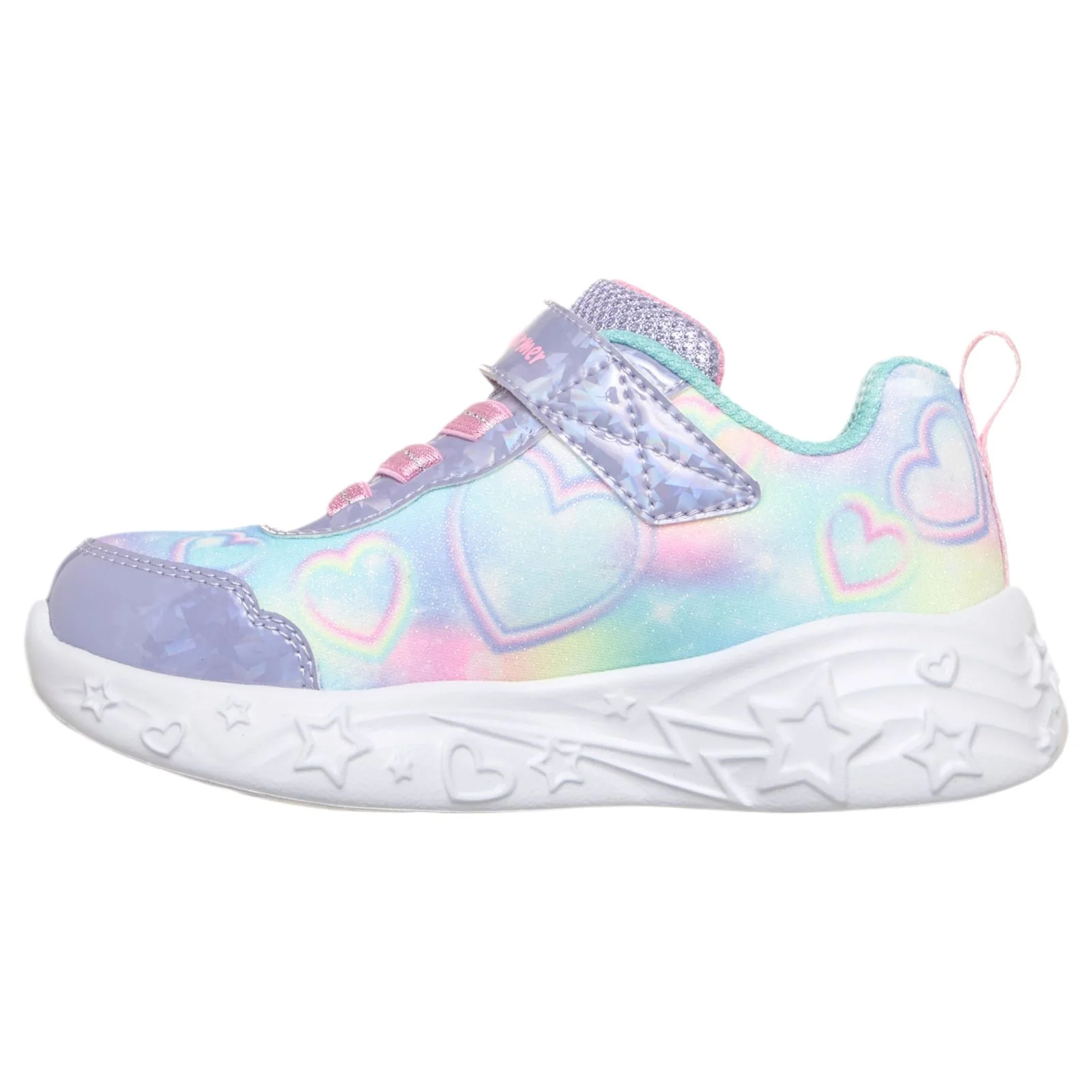Skechers Unicorn Charmer Lil Heart Sparkles Girls Shoes - Image 2