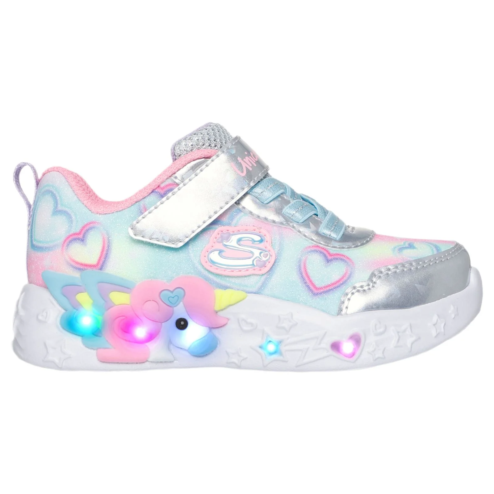 Skechers UNICORN CHARMER LHS Inf G Silvr - Image 7