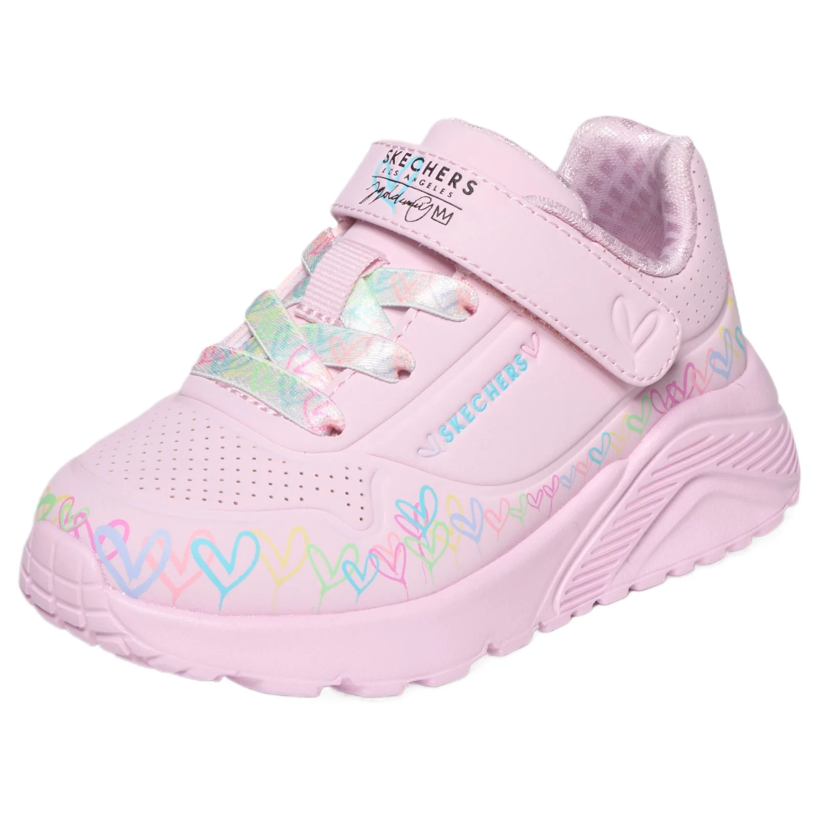 Skechers Uno Lite Heart Craze Infant Girls Shoes - Image 6