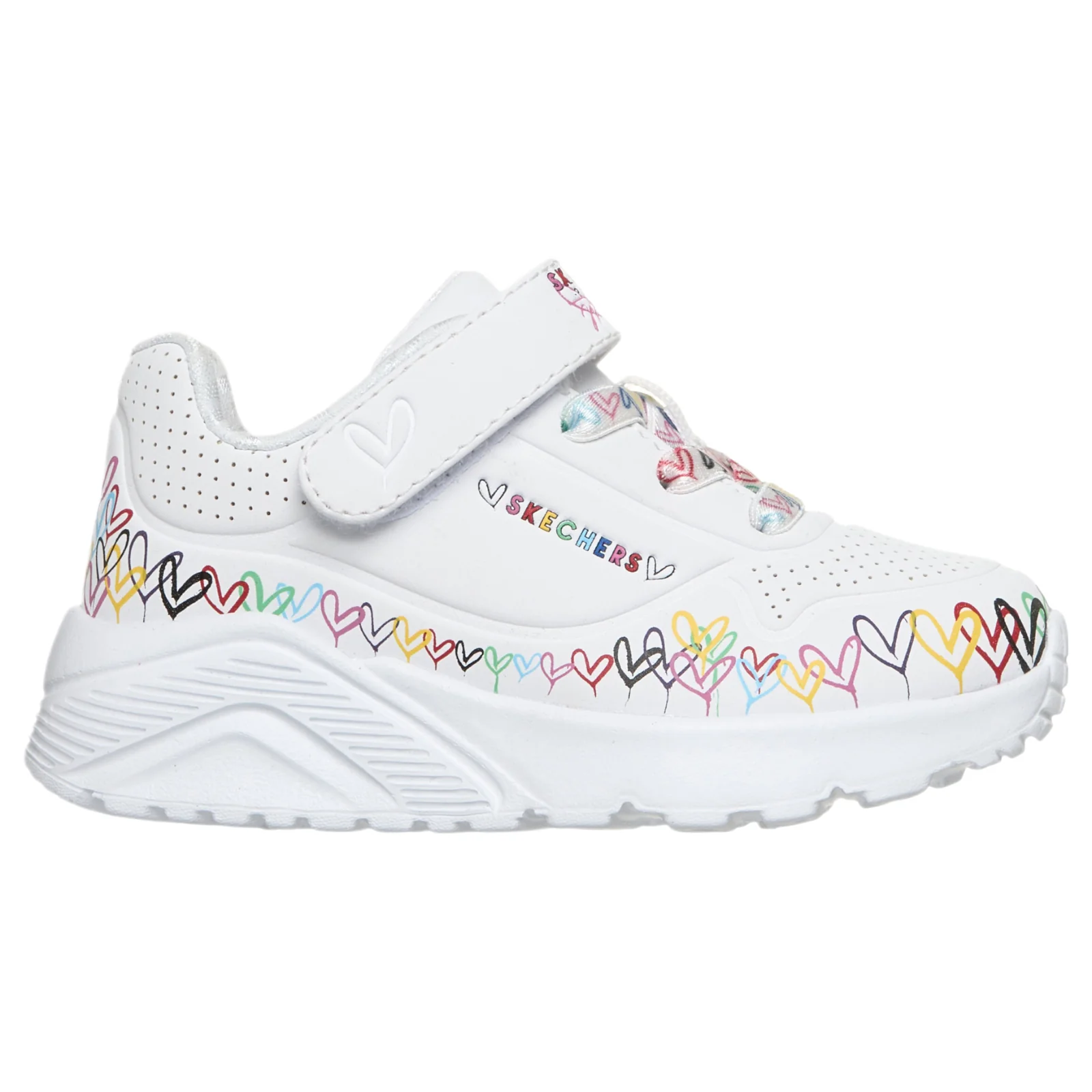 Skechers Uno Lite Heart Craze Infant Girls Shoes